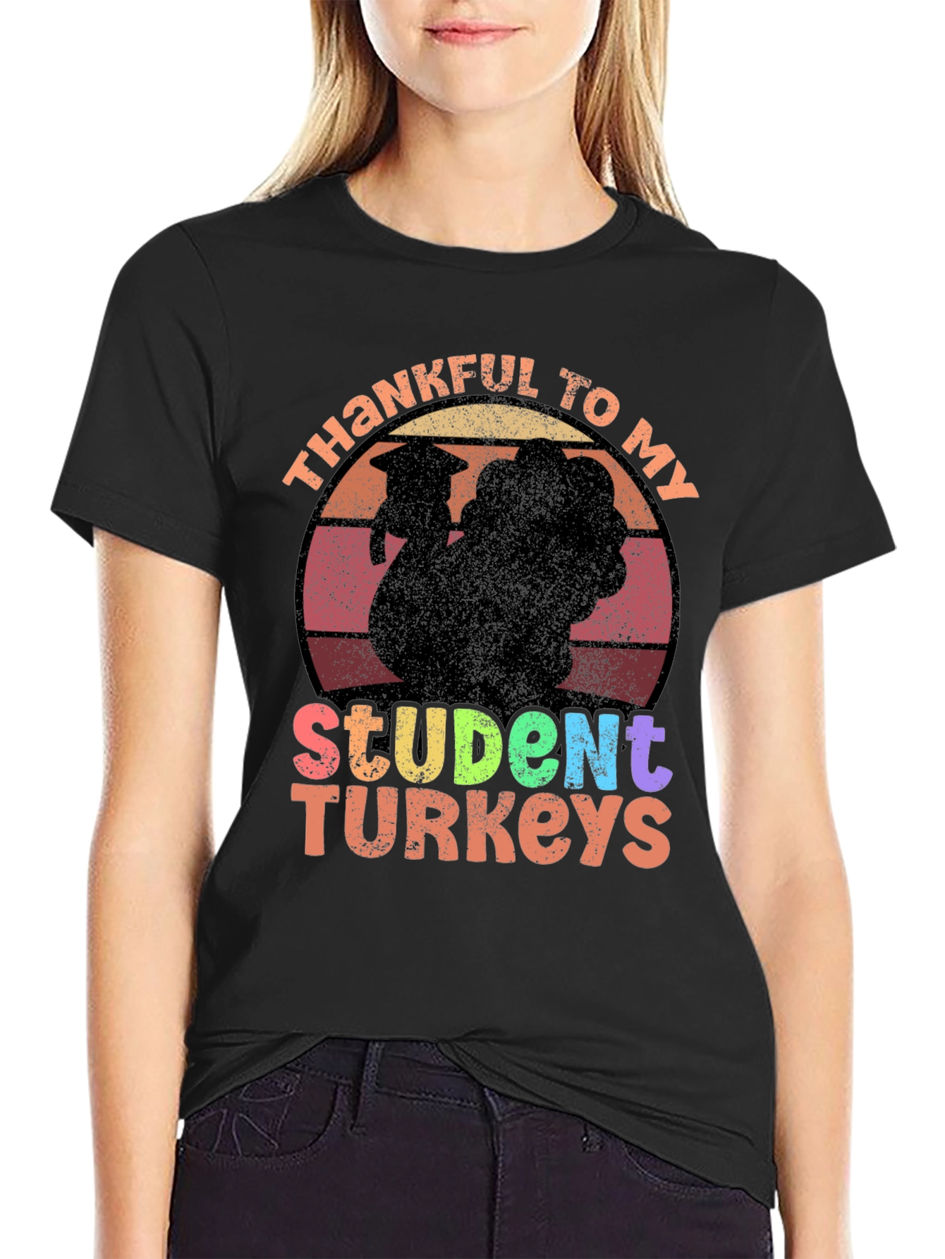 Thankful Student Turkey T-Shirt