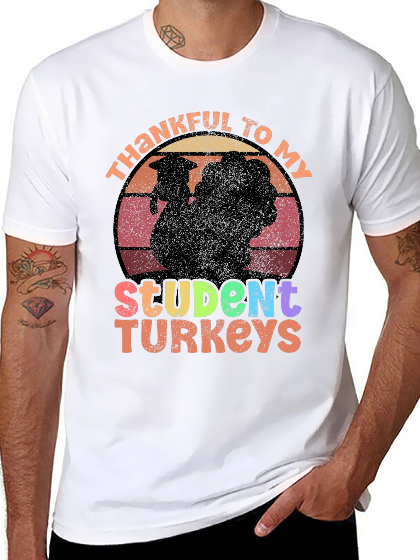 Thankful Student Turkey T-Shirt