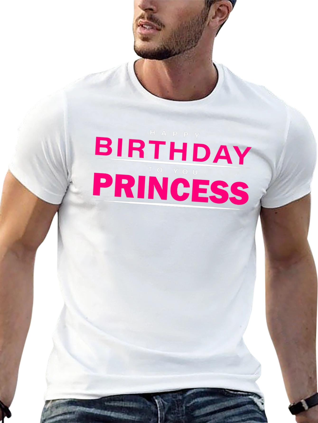 Happy Birthday Princess T-Shirt - Black