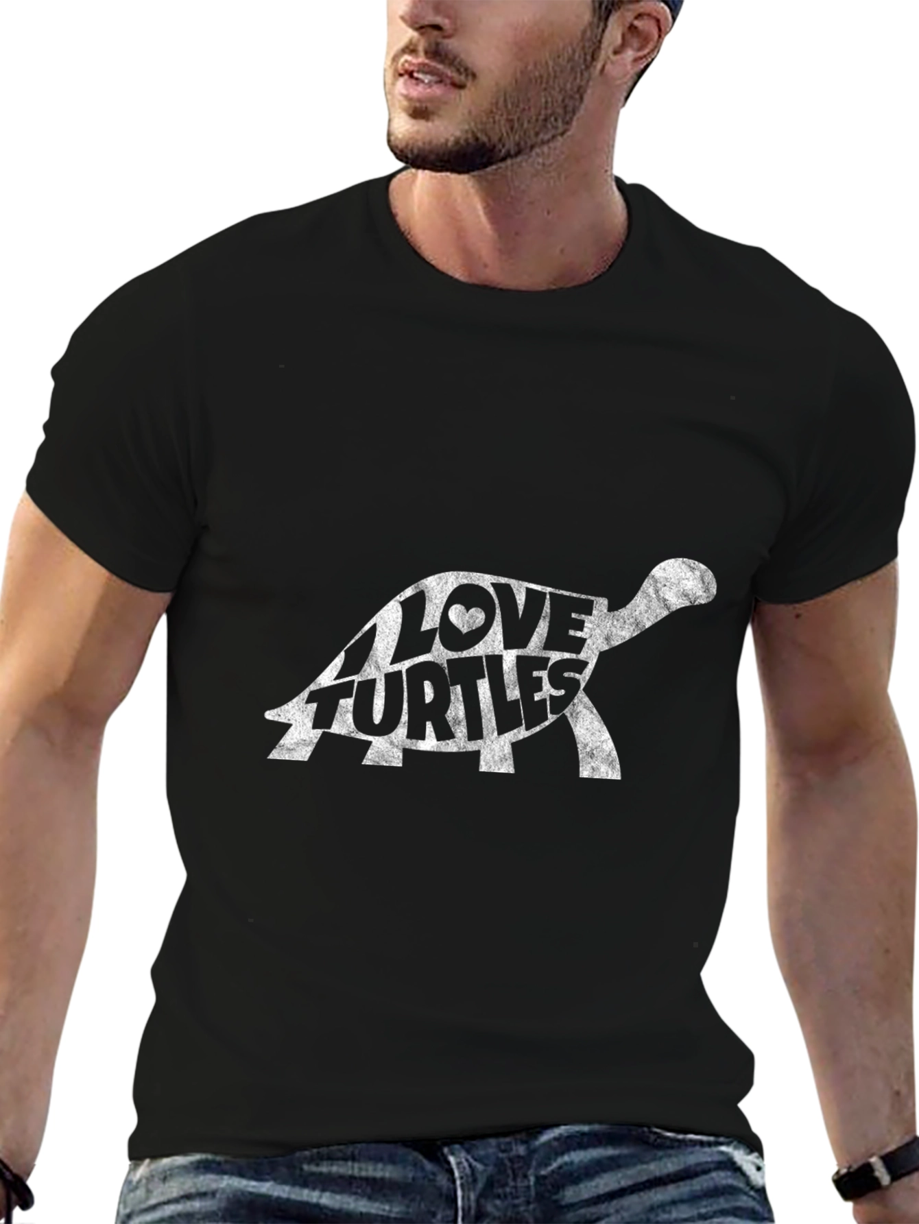 I Love Turtles Graphic T-Shirt