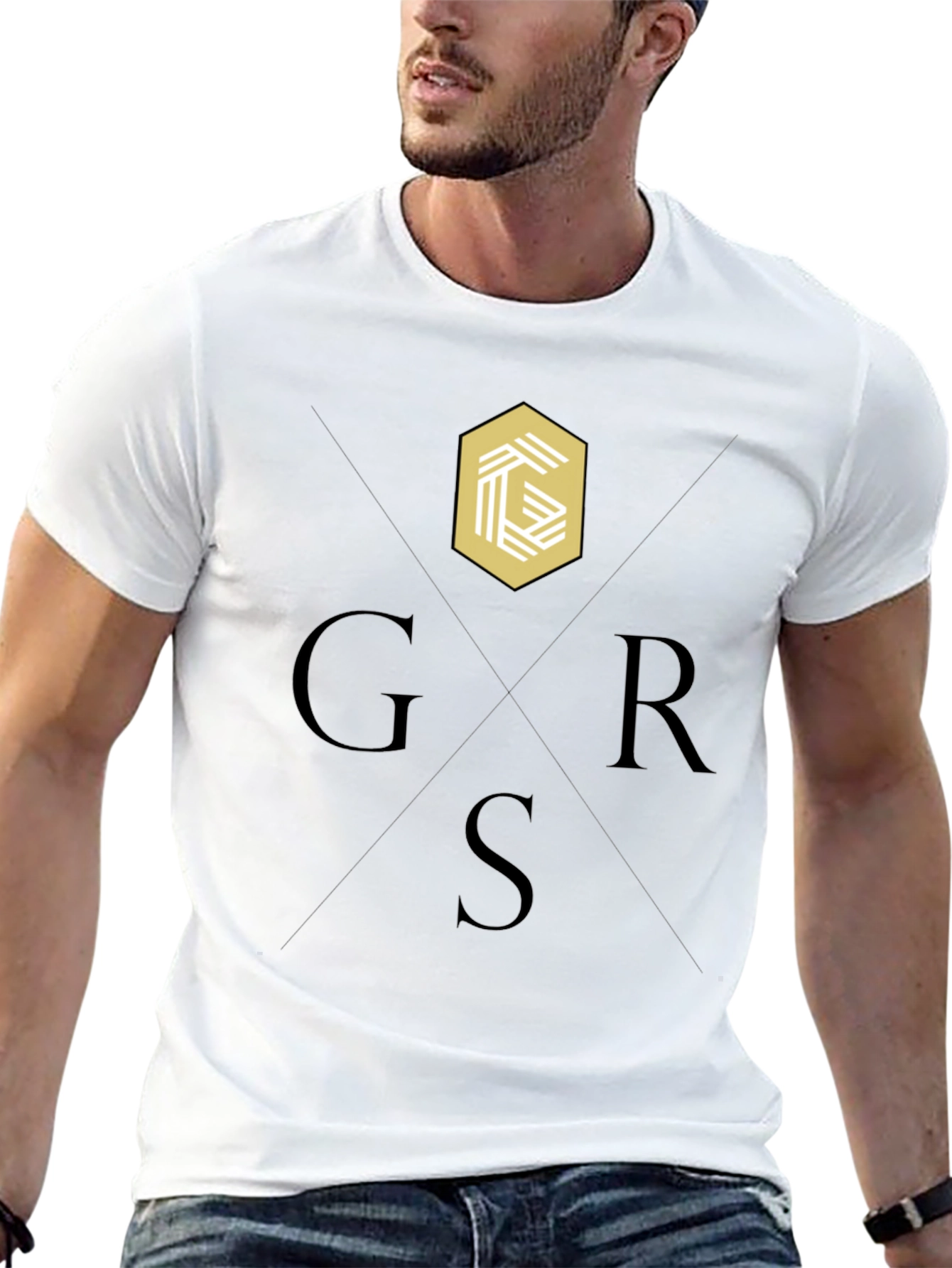 GRS Graphic Tee - Modern Minimalist Design