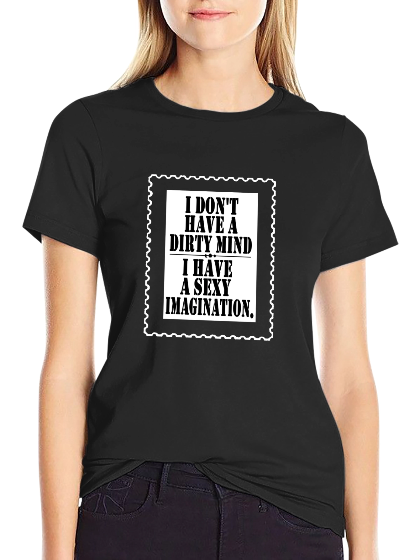Dirty Mind Sexy Imagination Graphic Tee
