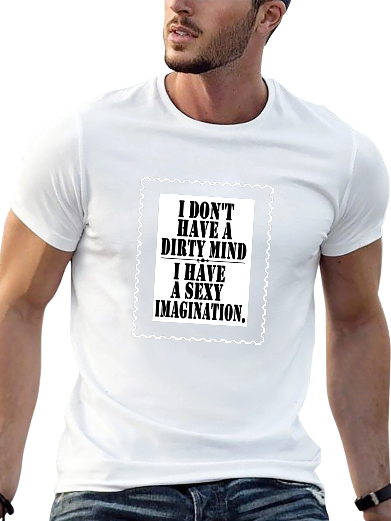 Dirty Mind Sexy Imagination Graphic Tee