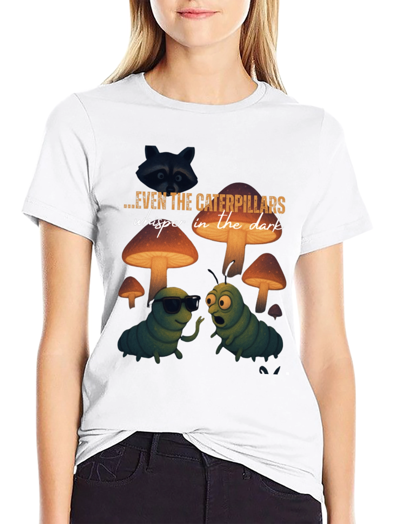 Caterpillar Whisper Graphic Tee