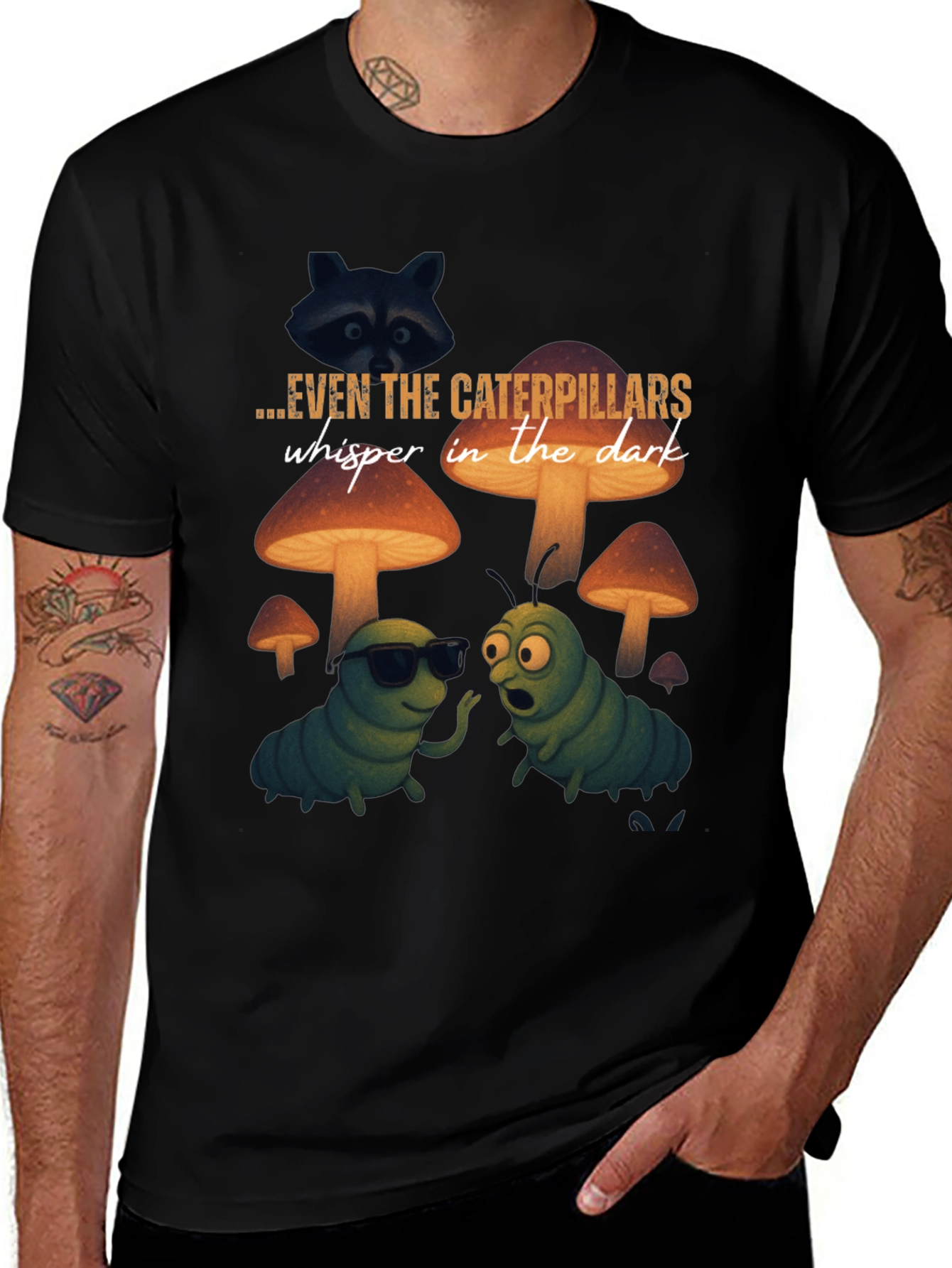 Caterpillar Whisper Graphic Tee