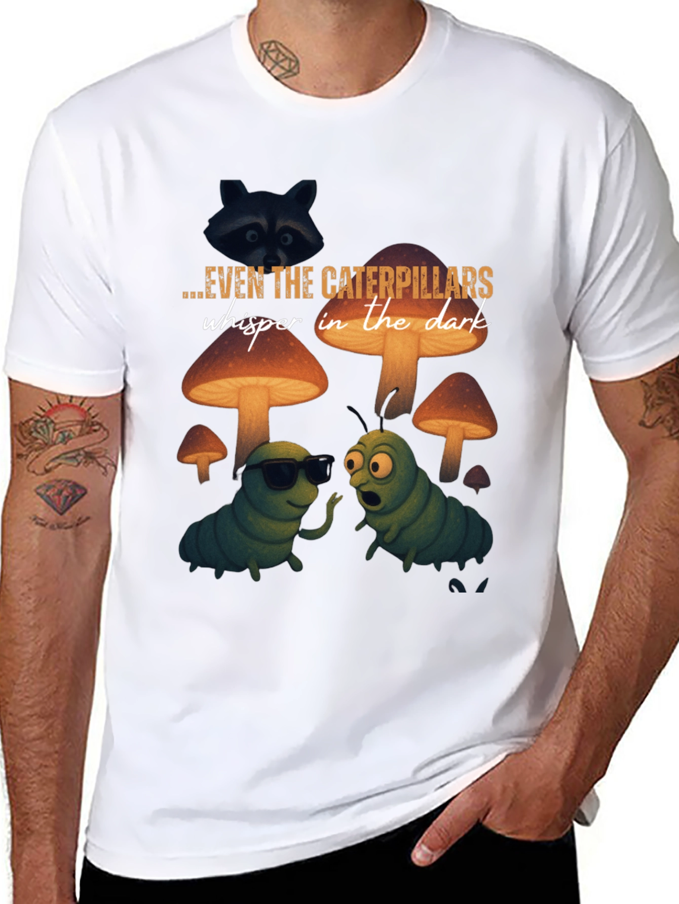 Caterpillar Whisper Graphic Tee