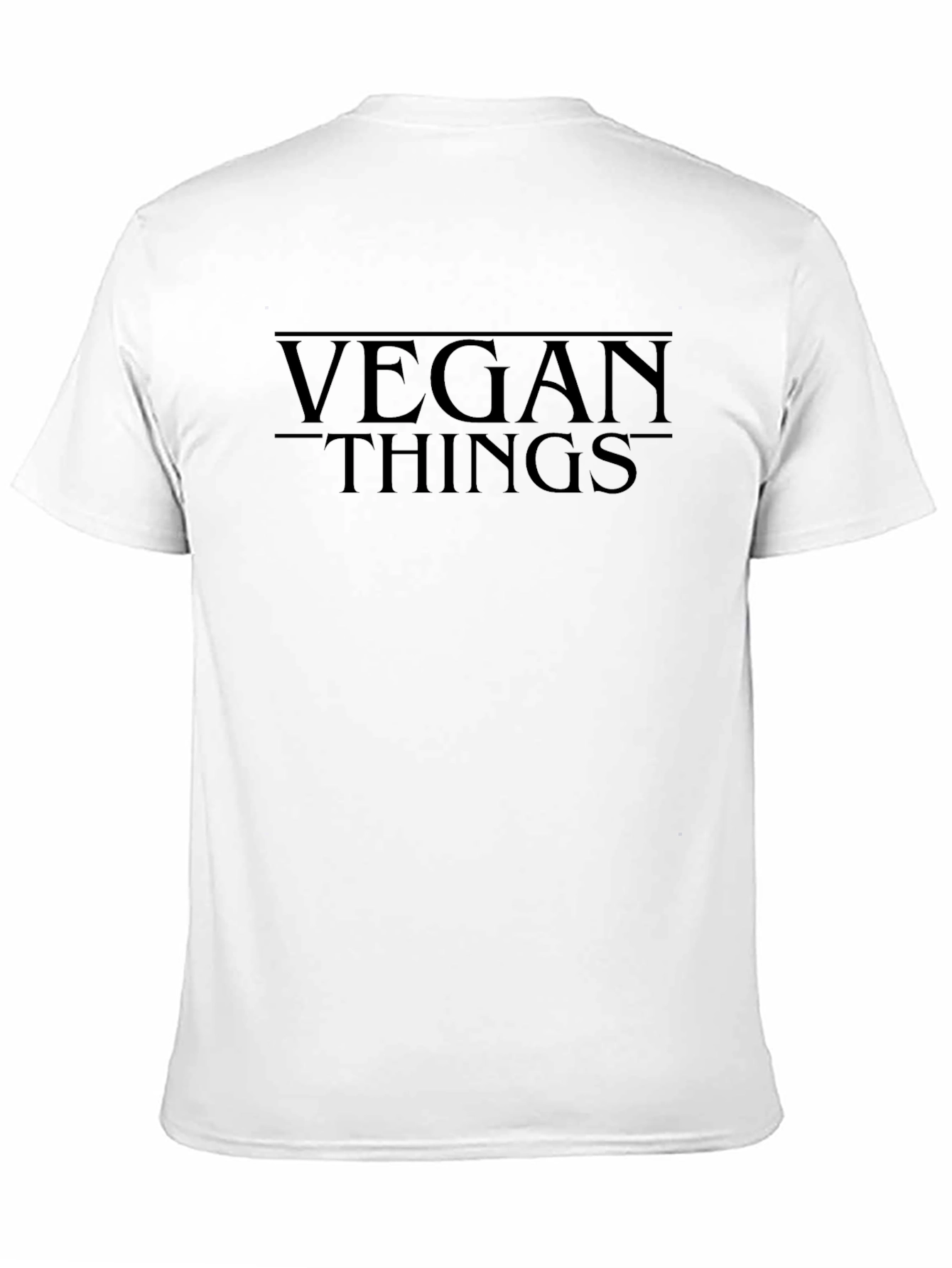 Vegan Things Black T-Shirt