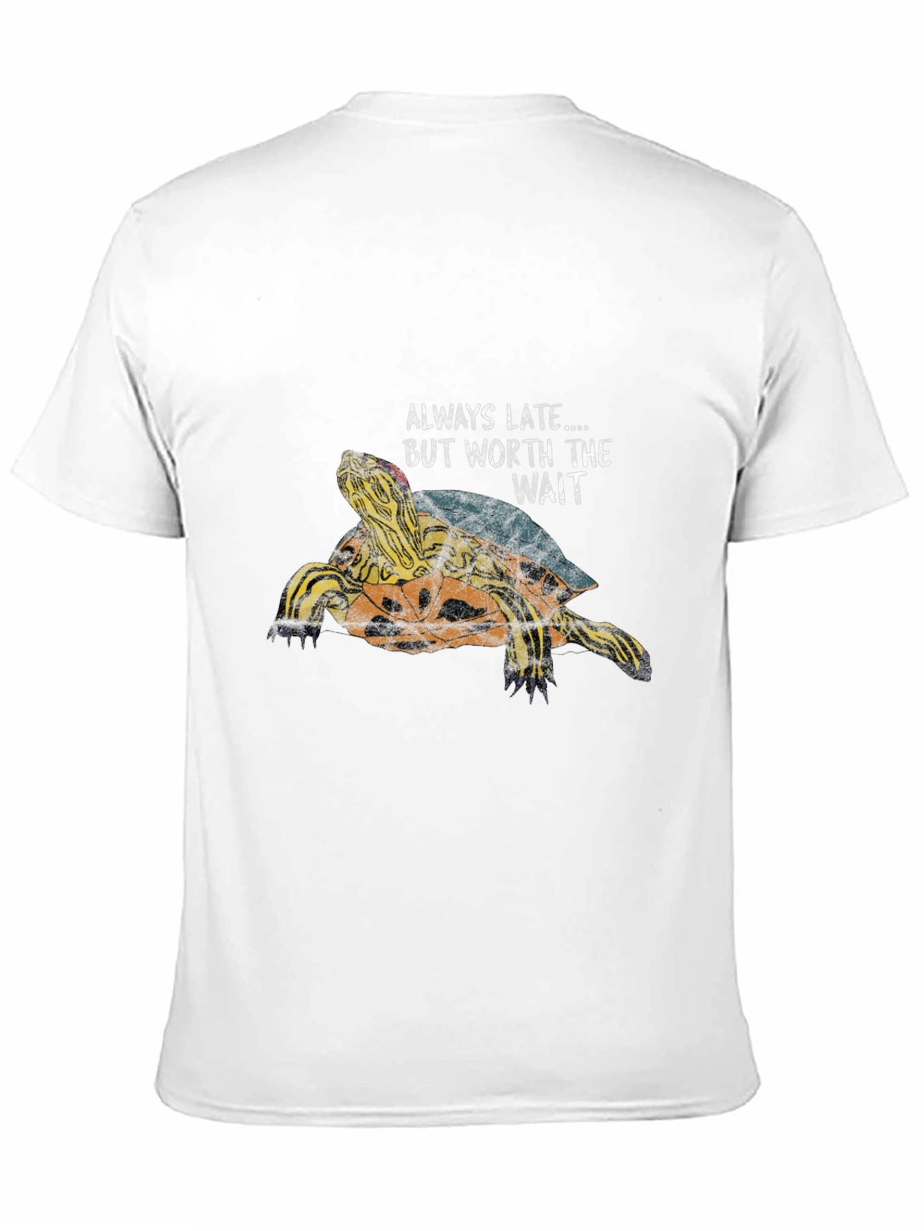Always Late Turtle Graphic Print T-Shirt