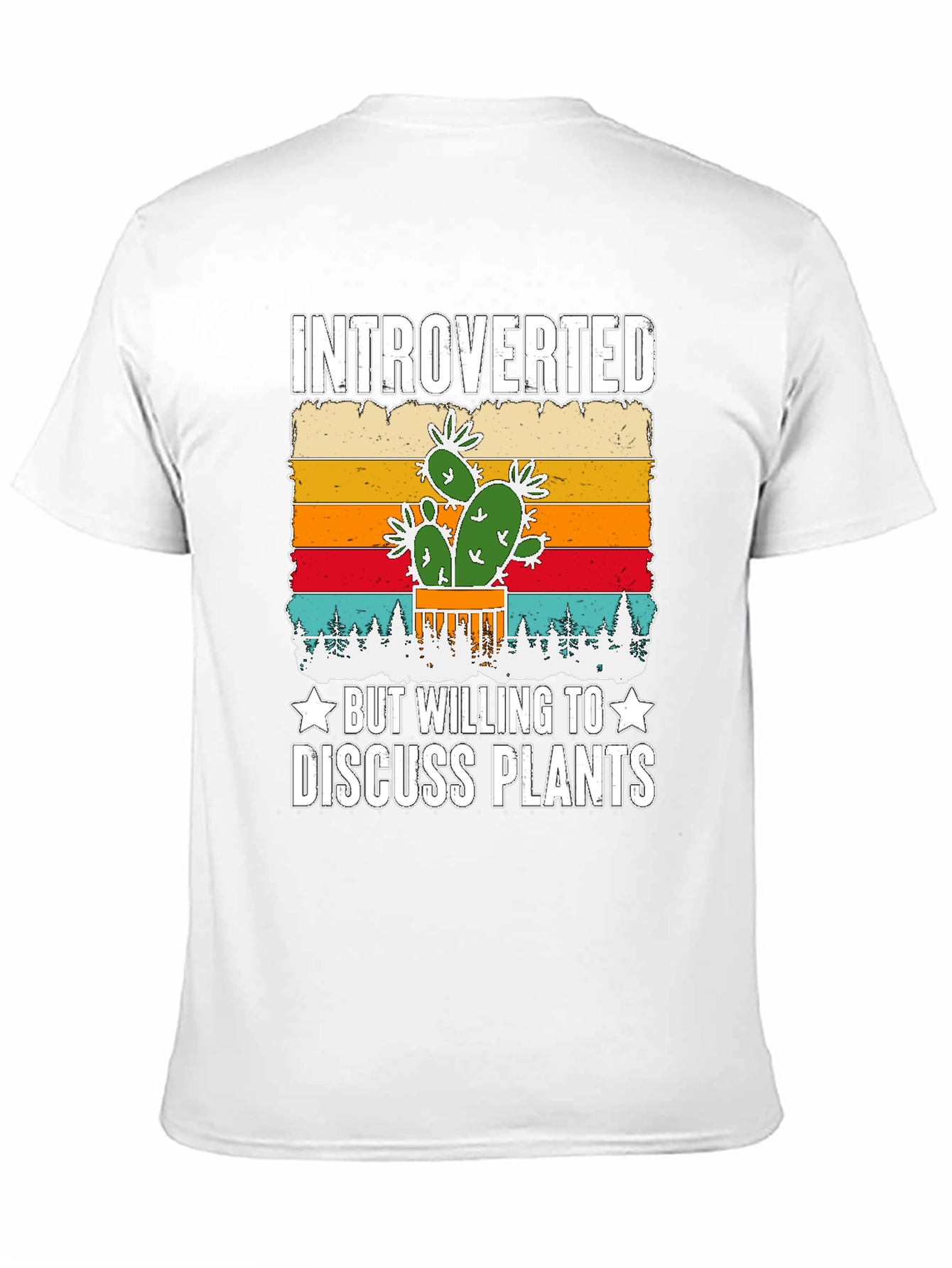 Introverted Plant Lover Graphic T-Shirt