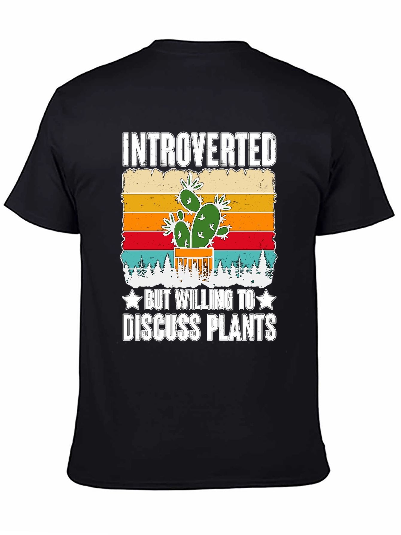 Introverted Plant Lover Graphic T-Shirt