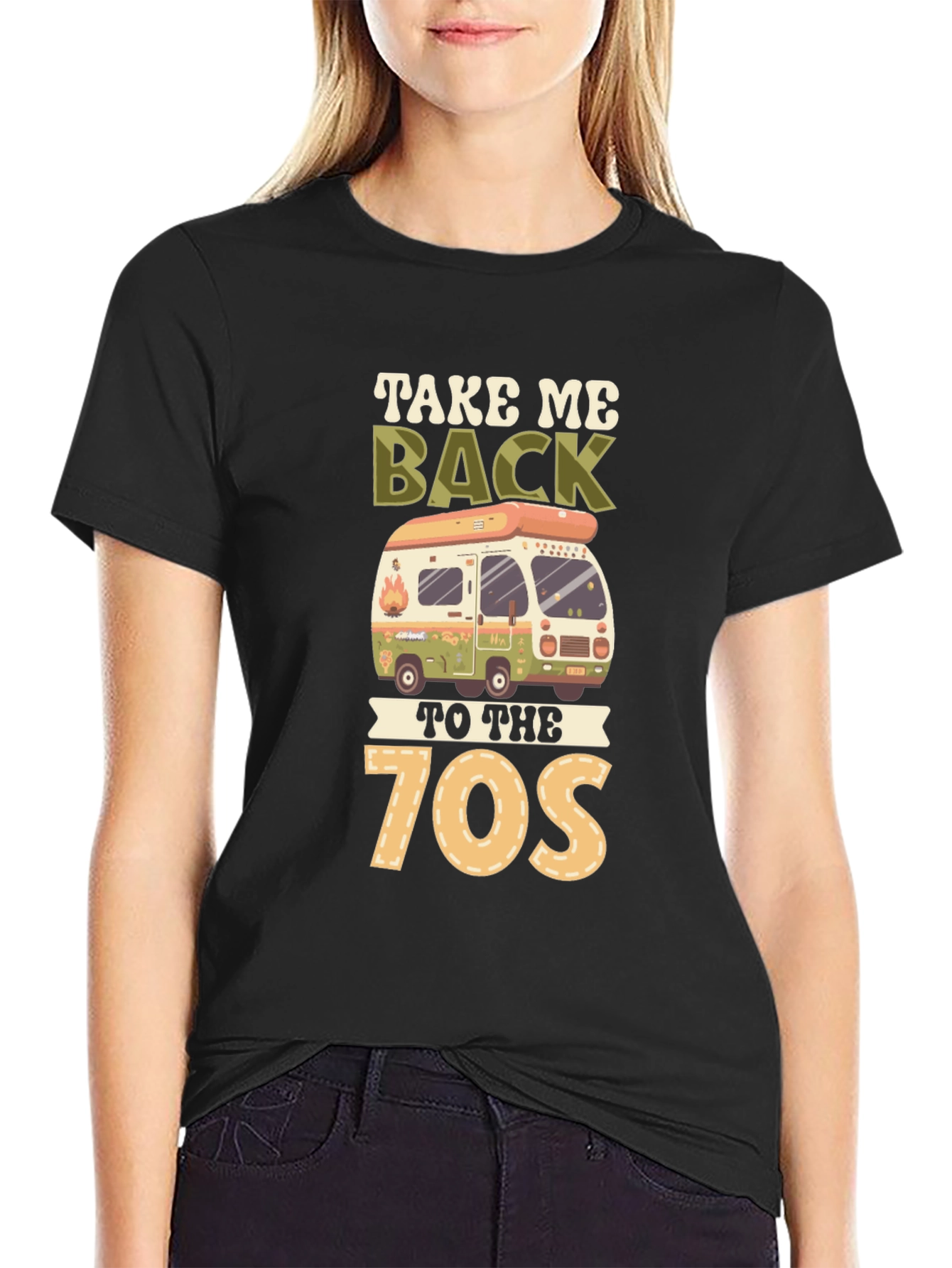 Retro 70s Camping T-Shirt - Take Me Back