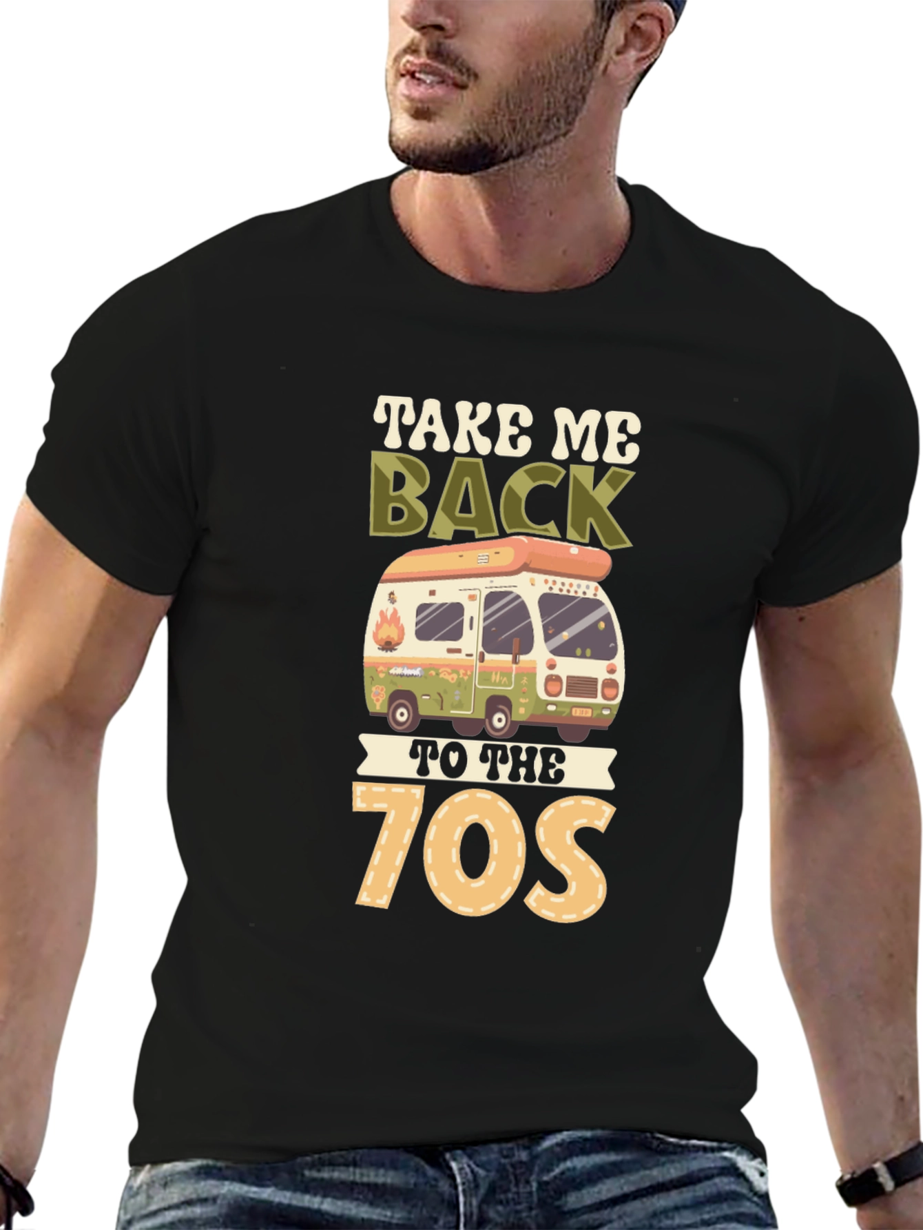 Retro 70s Camping T-Shirt - Take Me Back