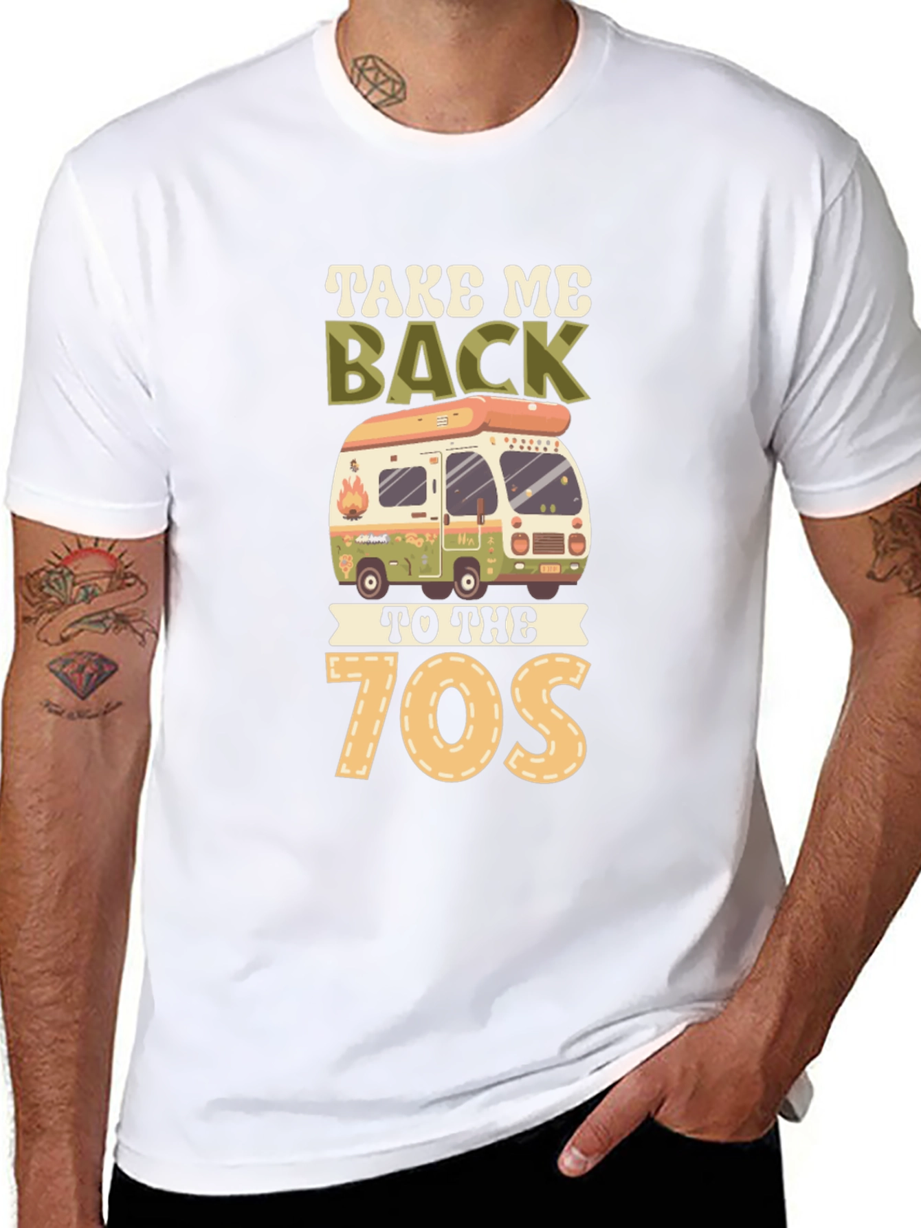 Retro 70s Camping T-Shirt - Take Me Back
