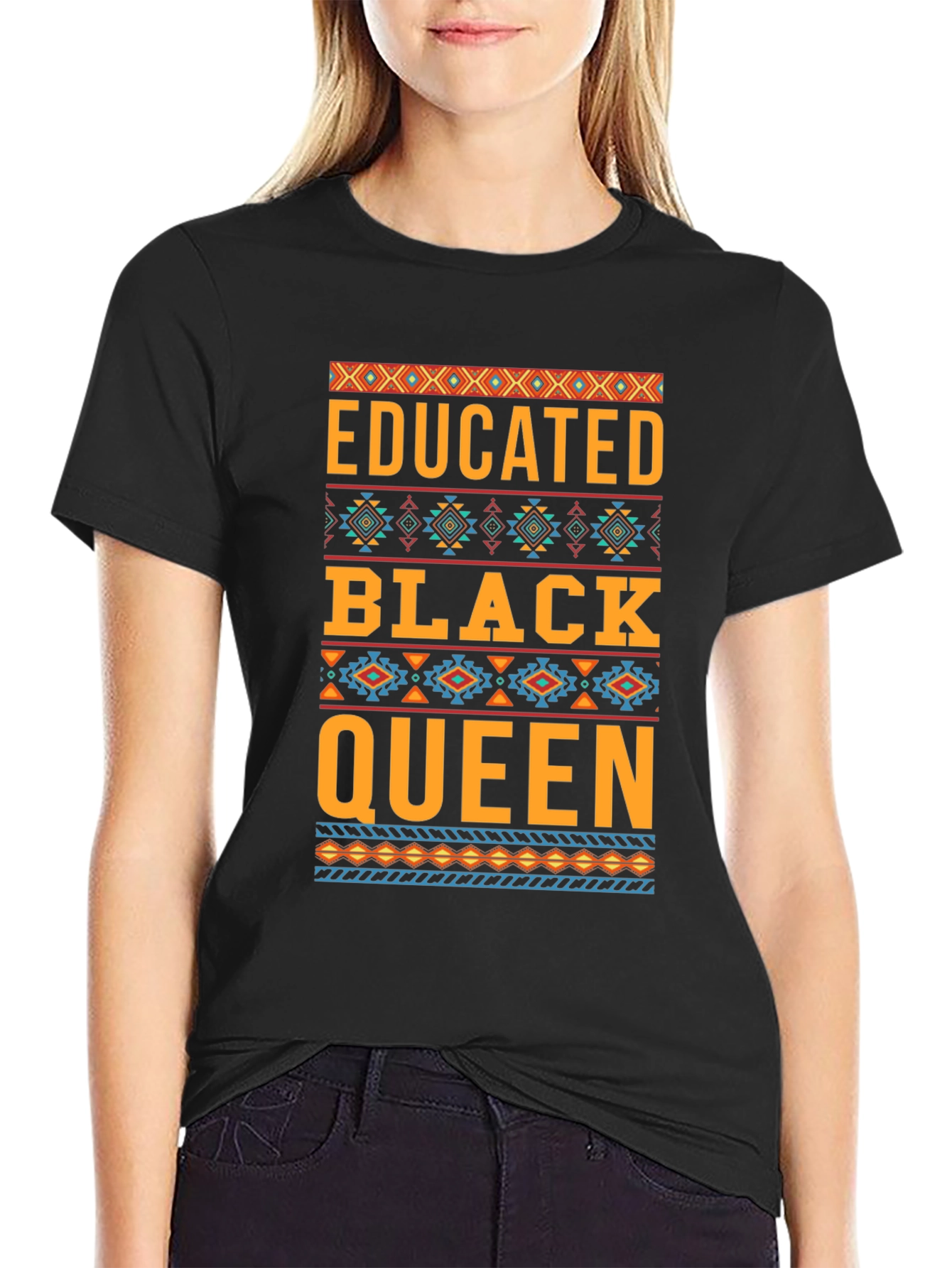 Educated Black Queen T-Shirt - Graphic Tee