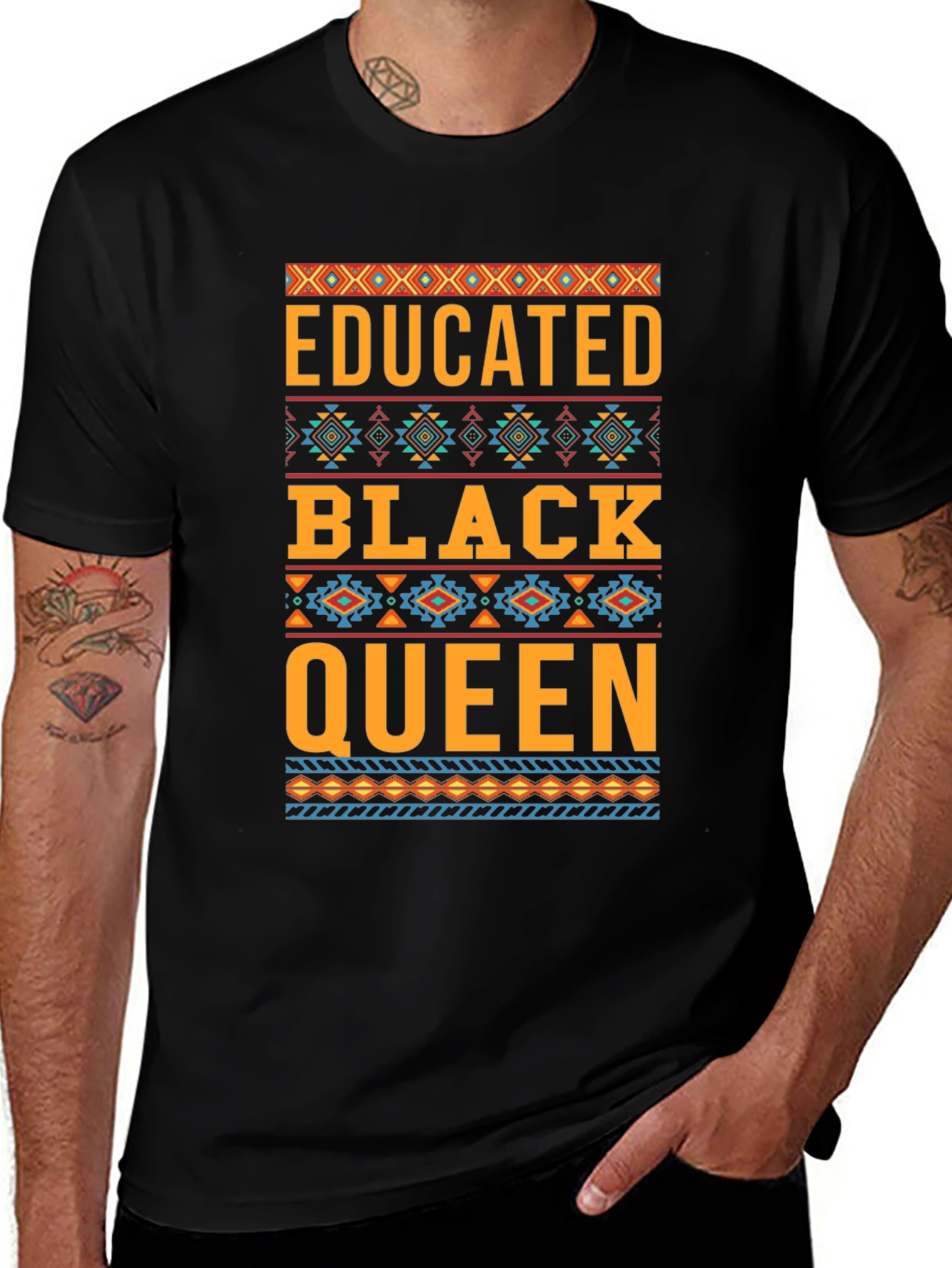 Educated Black Queen T-Shirt - Graphic Tee