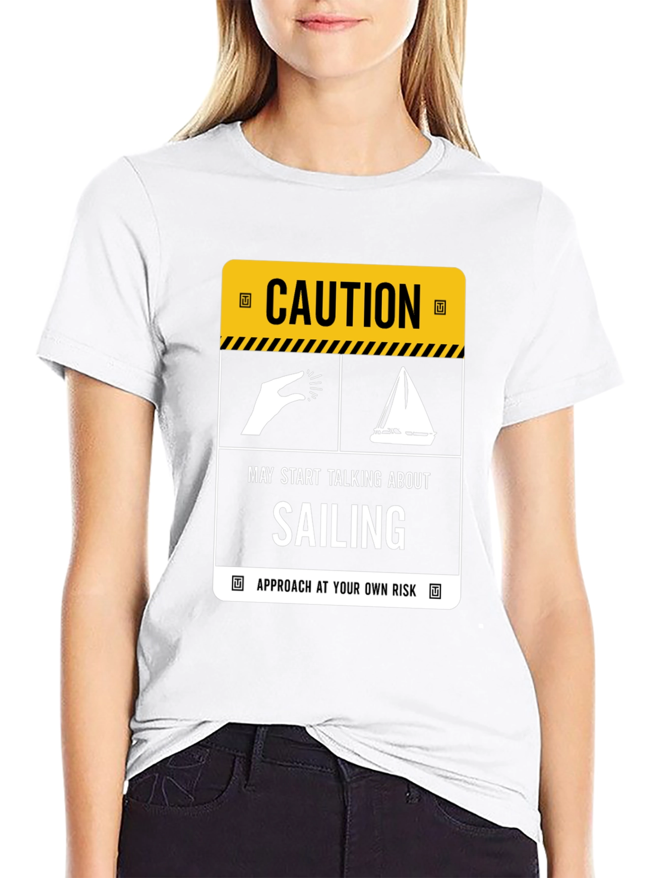 Caution: May Start Talking About Sailing T-Shirt