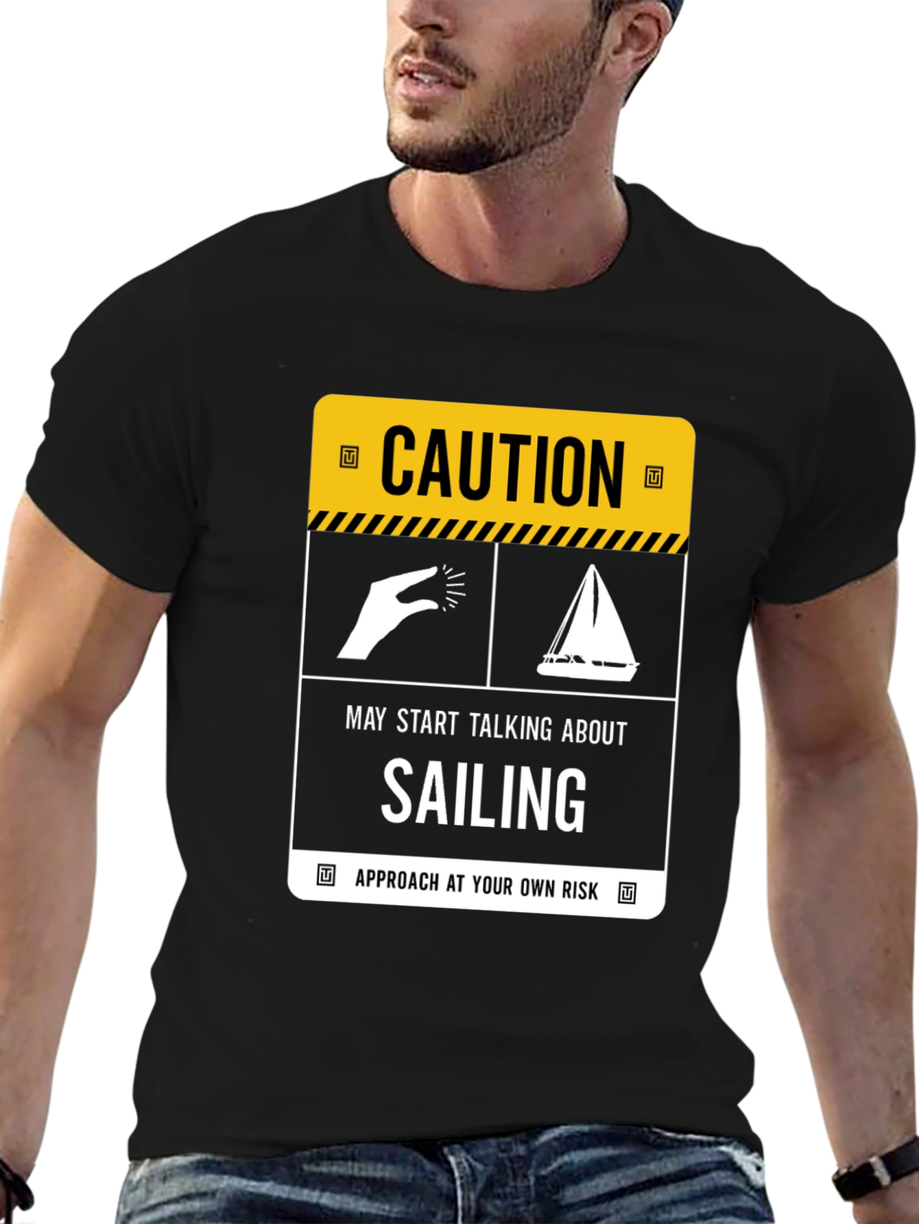 Caution: May Start Talking About Sailing T-Shirt