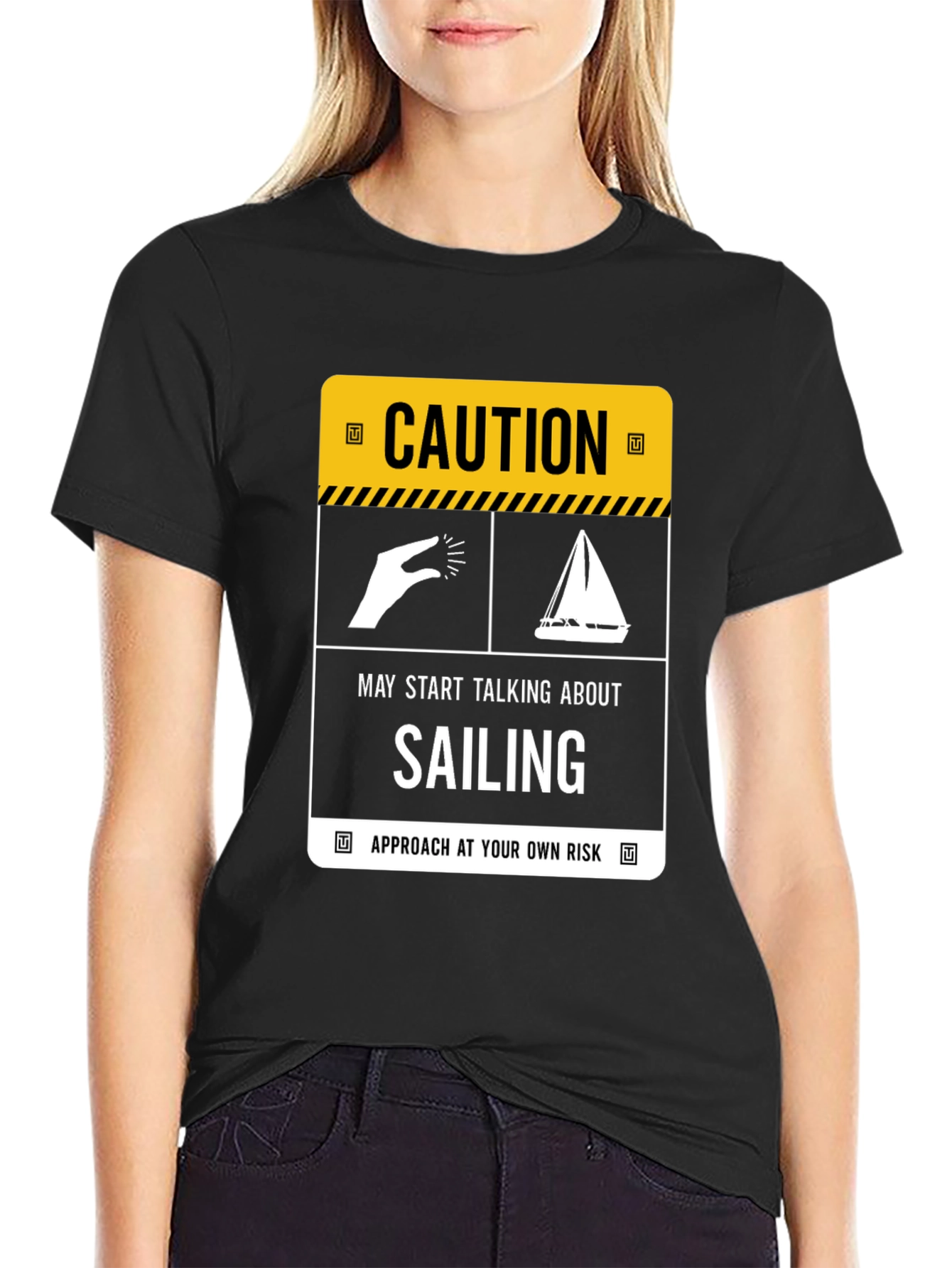 Caution: May Start Talking About Sailing T-Shirt