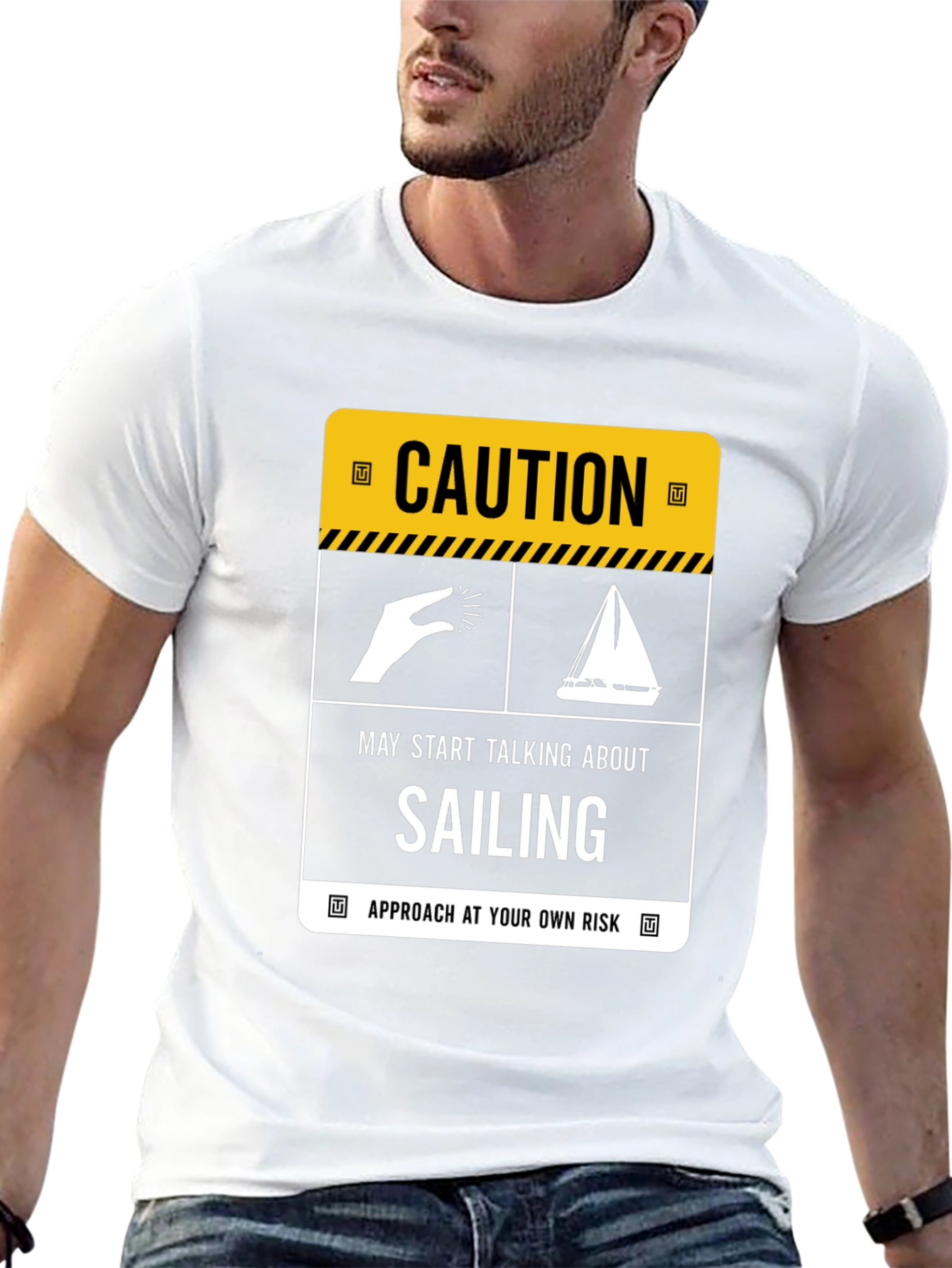 Caution: May Start Talking About Sailing T-Shirt
