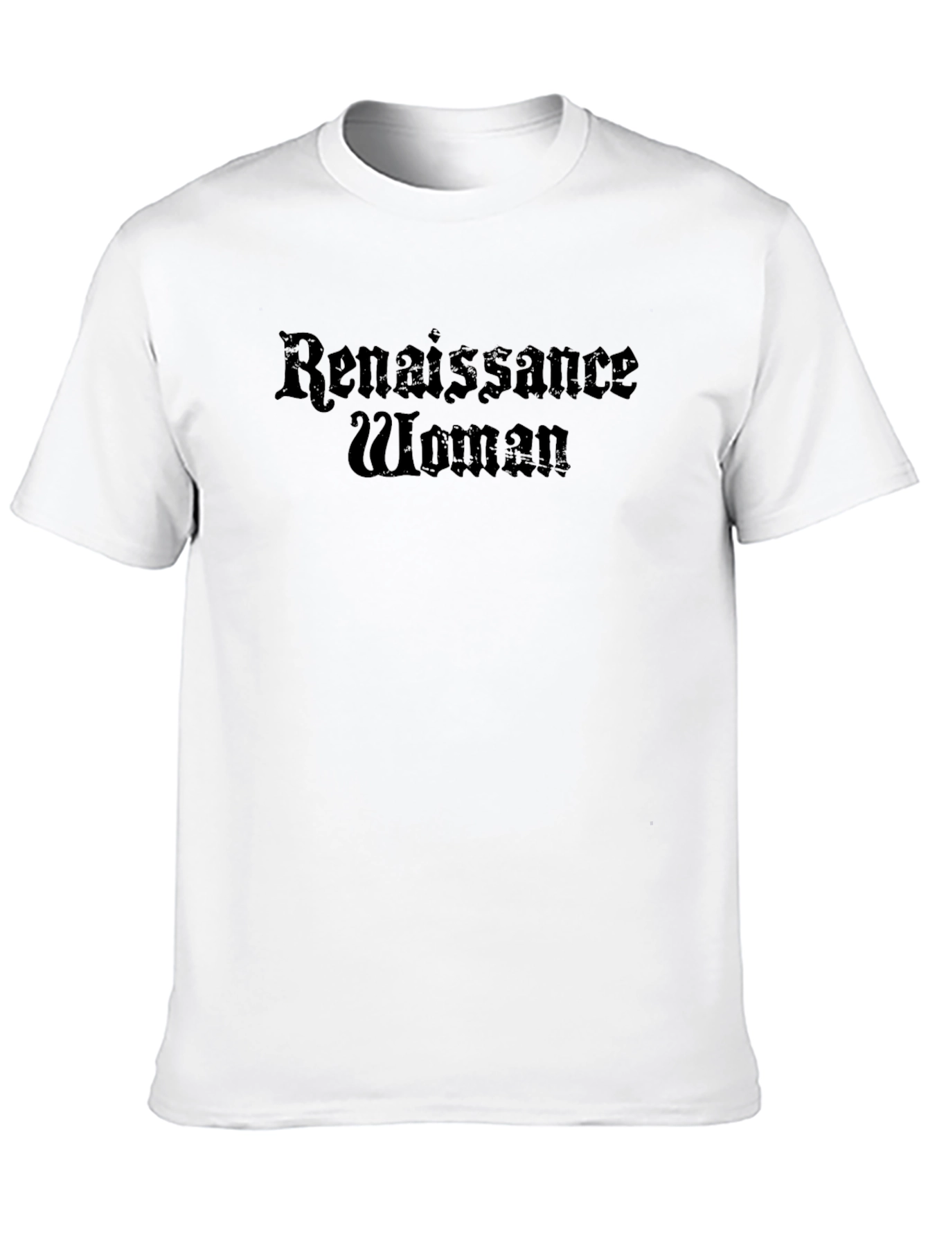 Renaissance Woman Black Graphic T-Shirt
