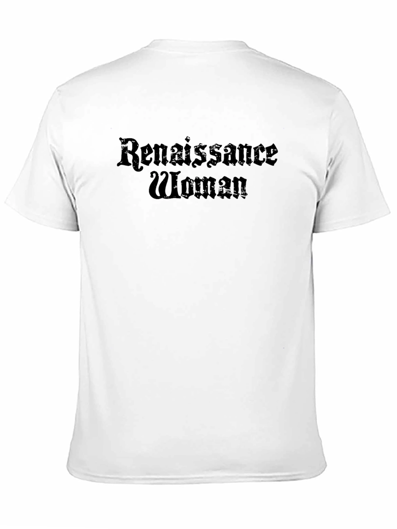 Renaissance Woman Black Graphic T-Shirt