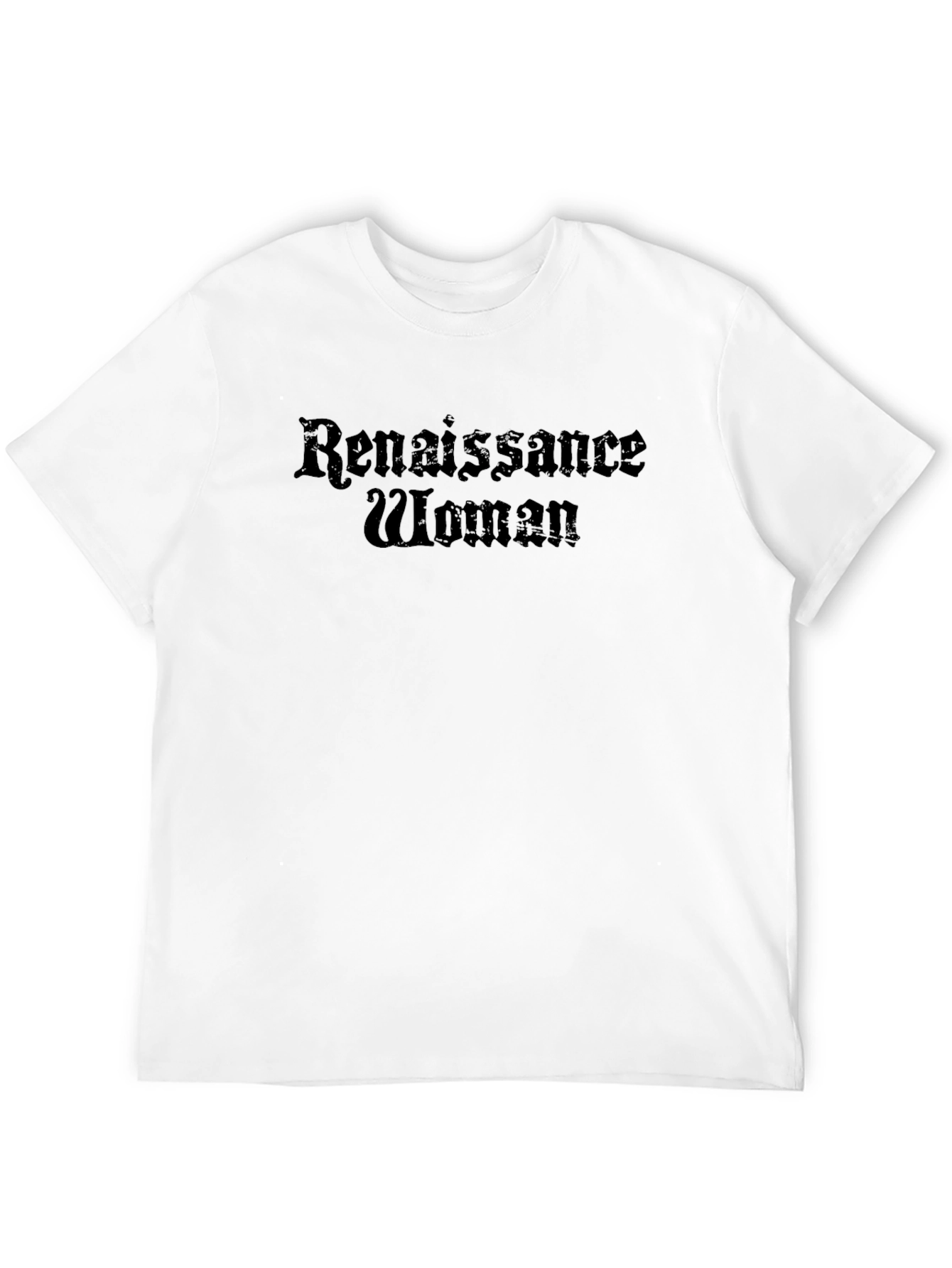 Renaissance Woman Black Graphic T-Shirt