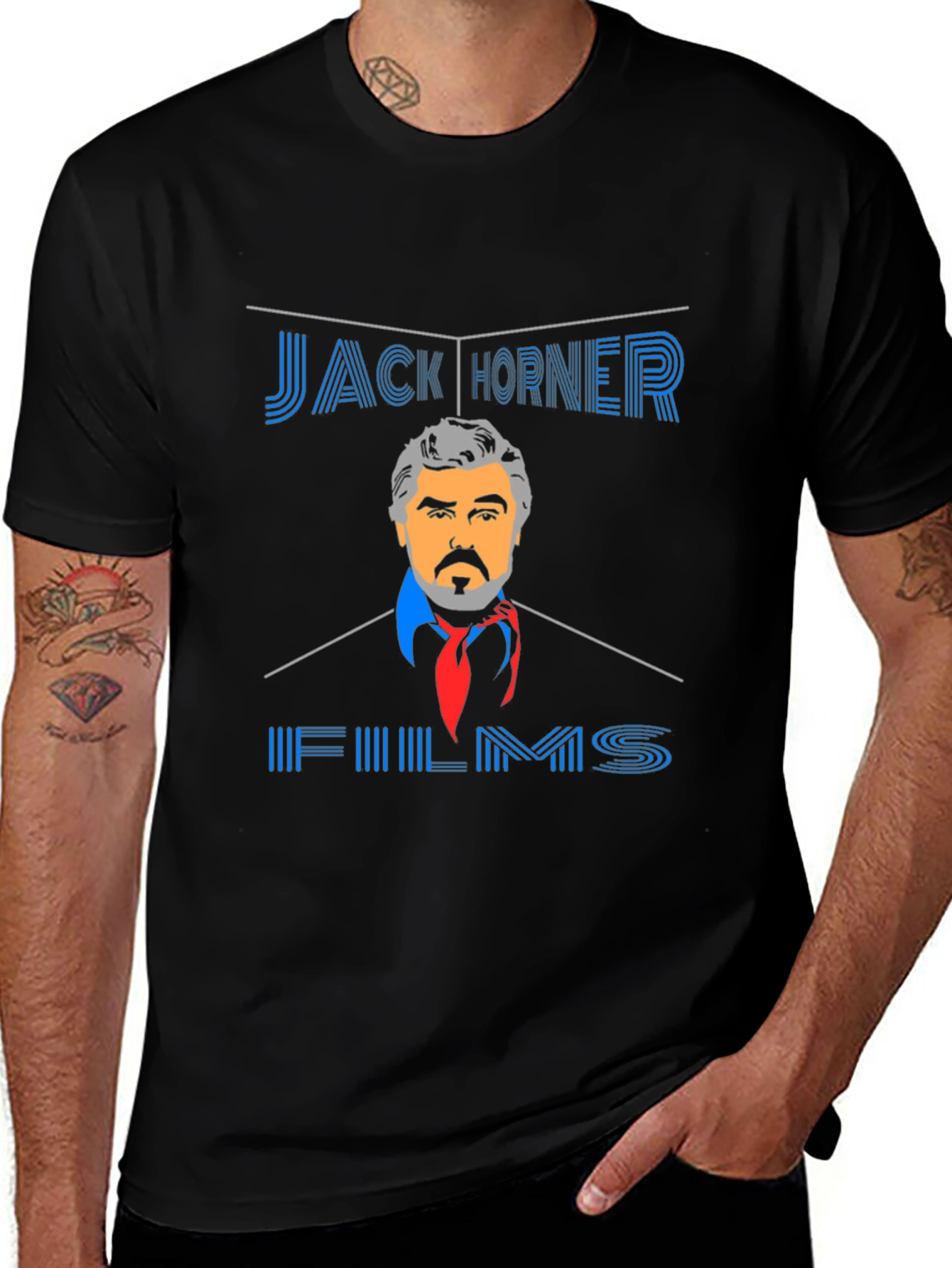 Jack Horner Films Black Graphic Tee