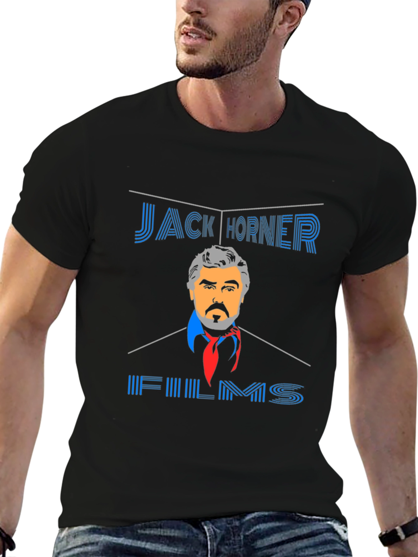 Jack Horner Films Black Graphic Tee