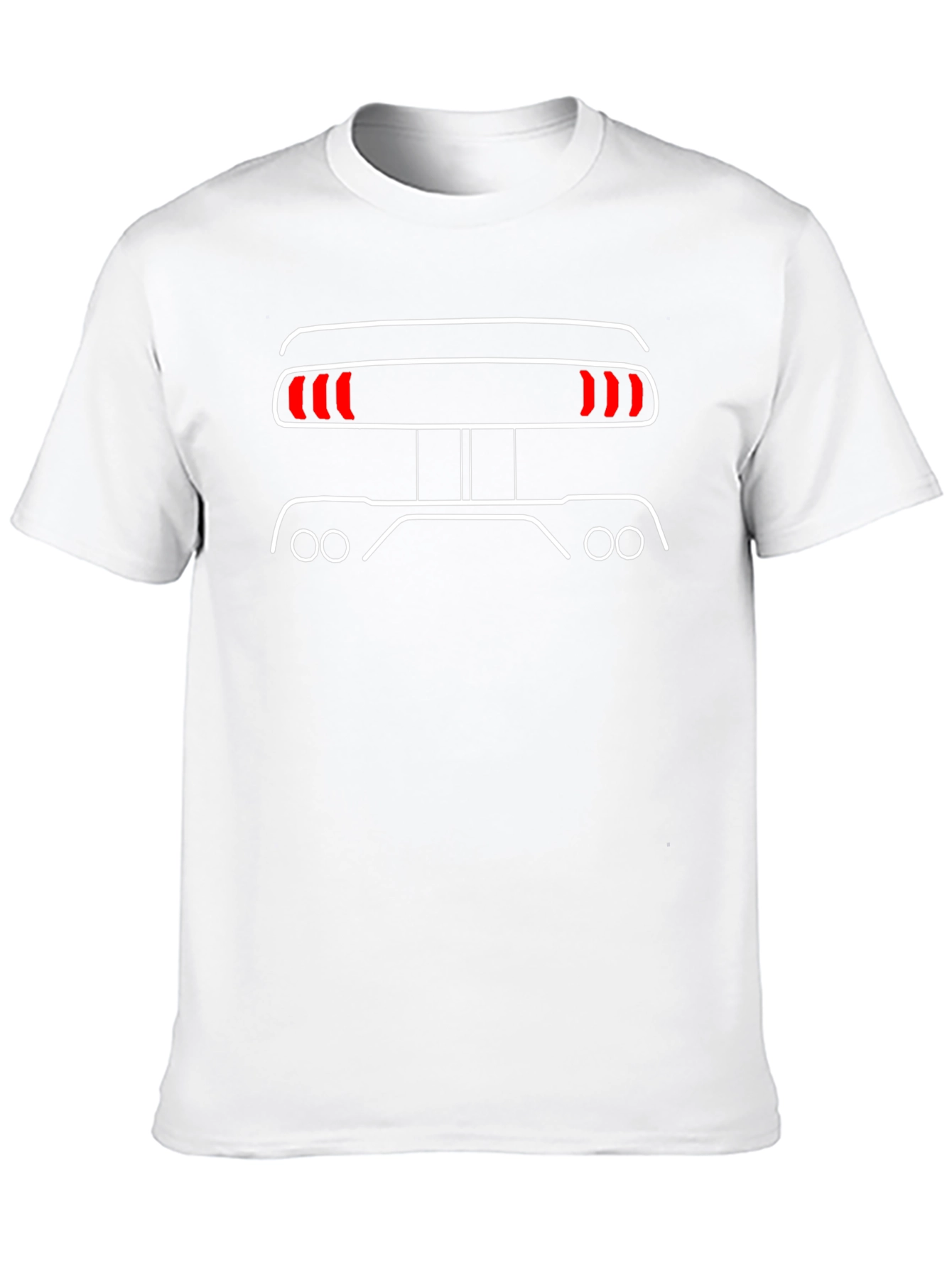 Muscle Car Tail Light T-Shirt - Automotive Fan Apparel