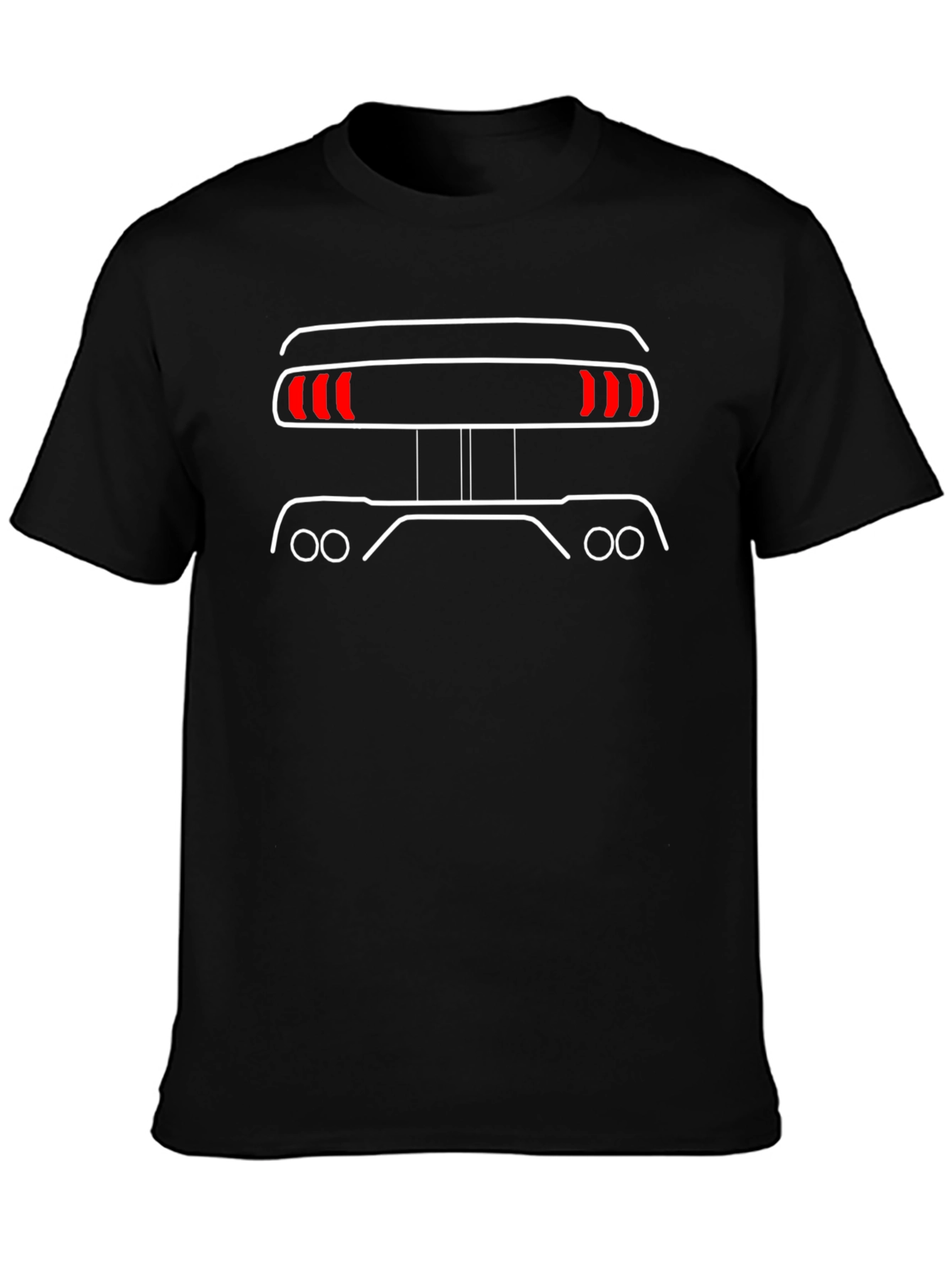 Muscle Car Tail Light T-Shirt - Automotive Fan Apparel