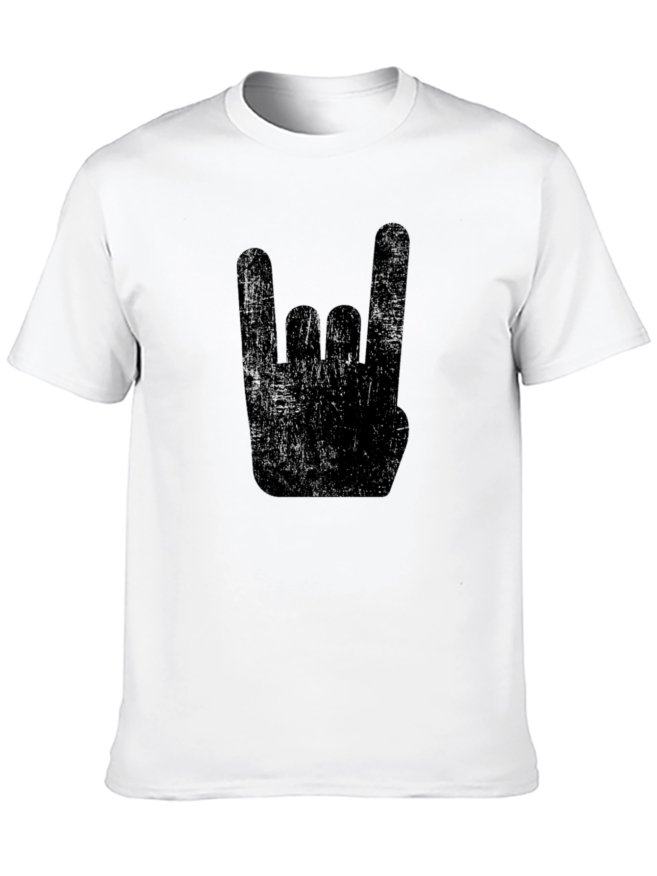 Rock On Black Graphic Tee