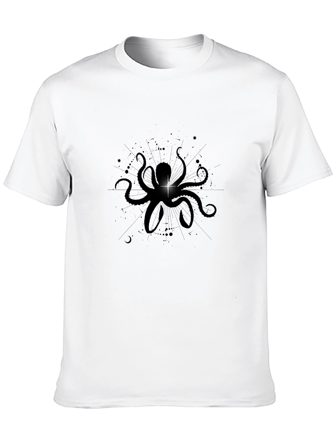 Black Octopus Graphic Tee