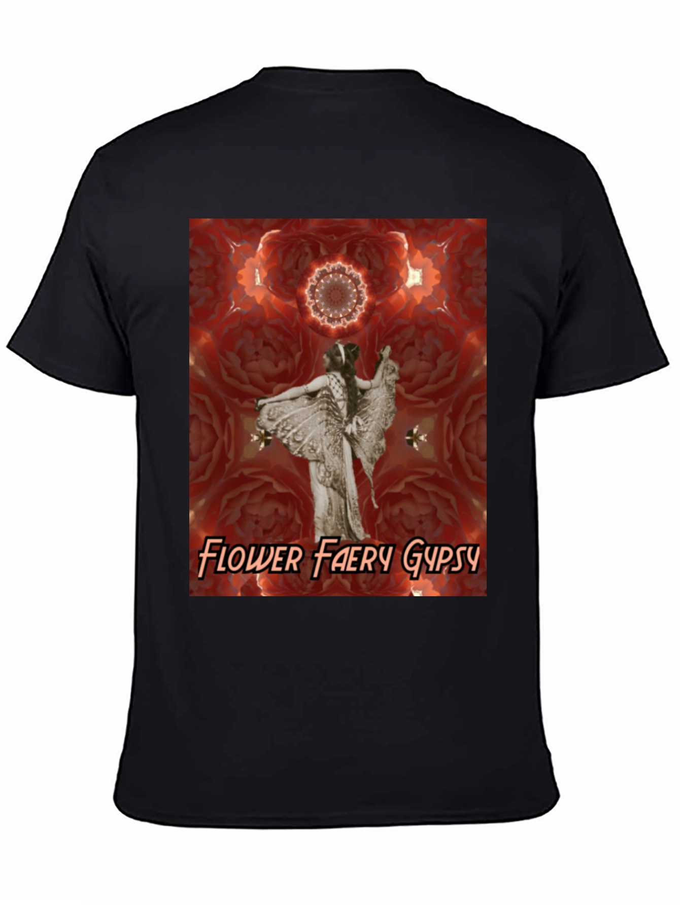 Flower Faery Gypsy Graphic Tee - Unique Design