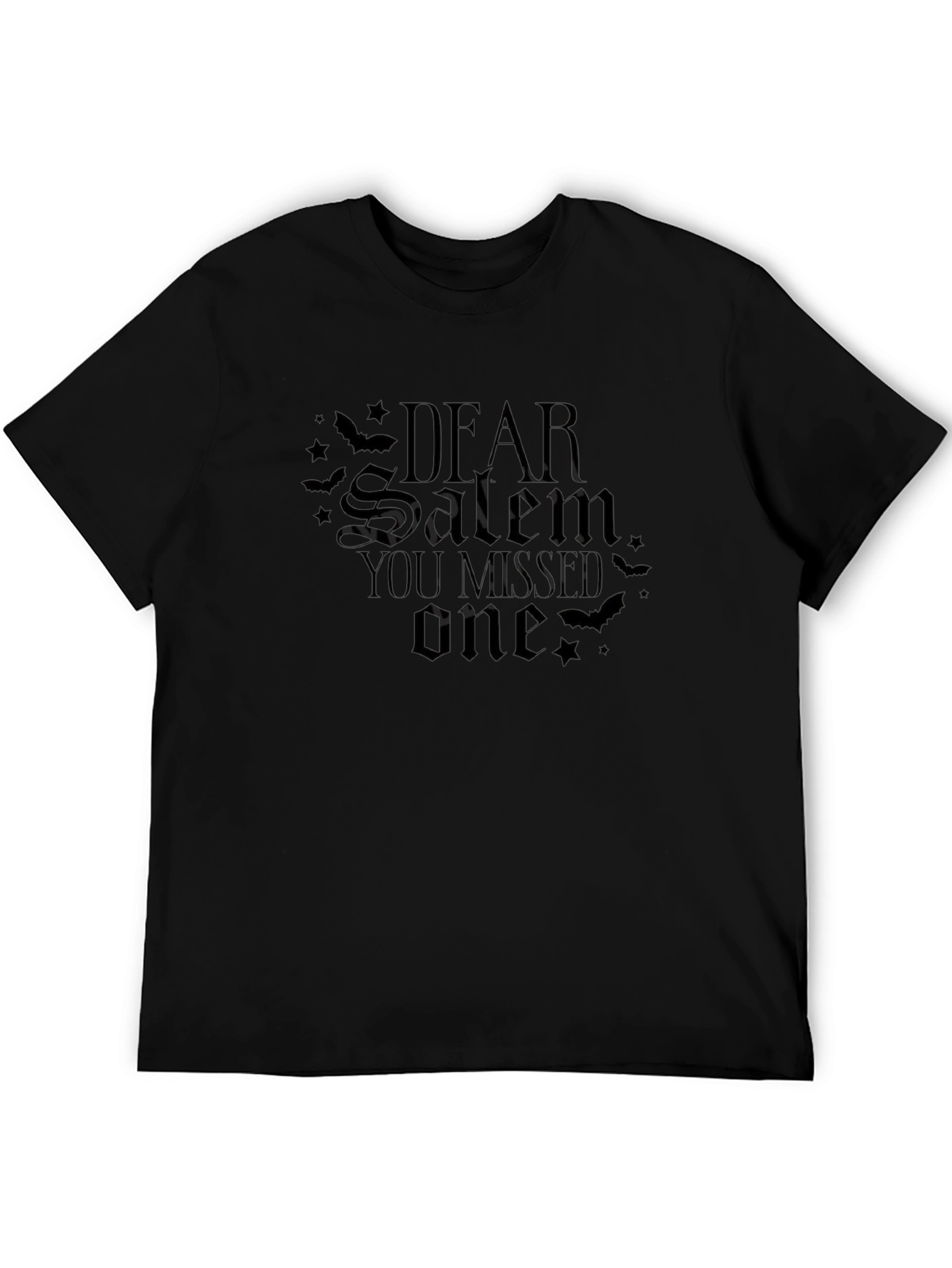 Dear Salem Missed One Black Graphic Tee