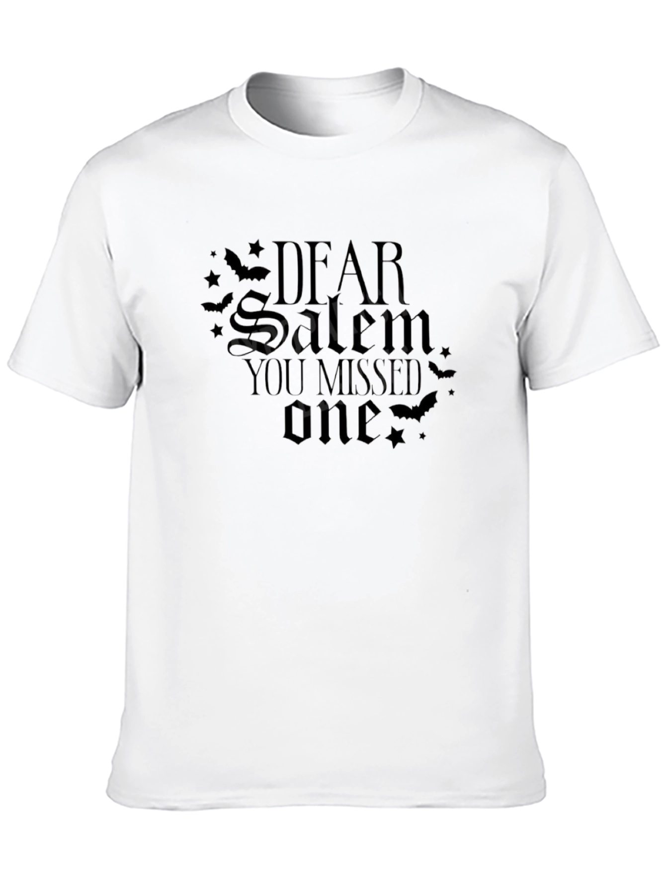 Dear Salem Missed One Black Graphic Tee