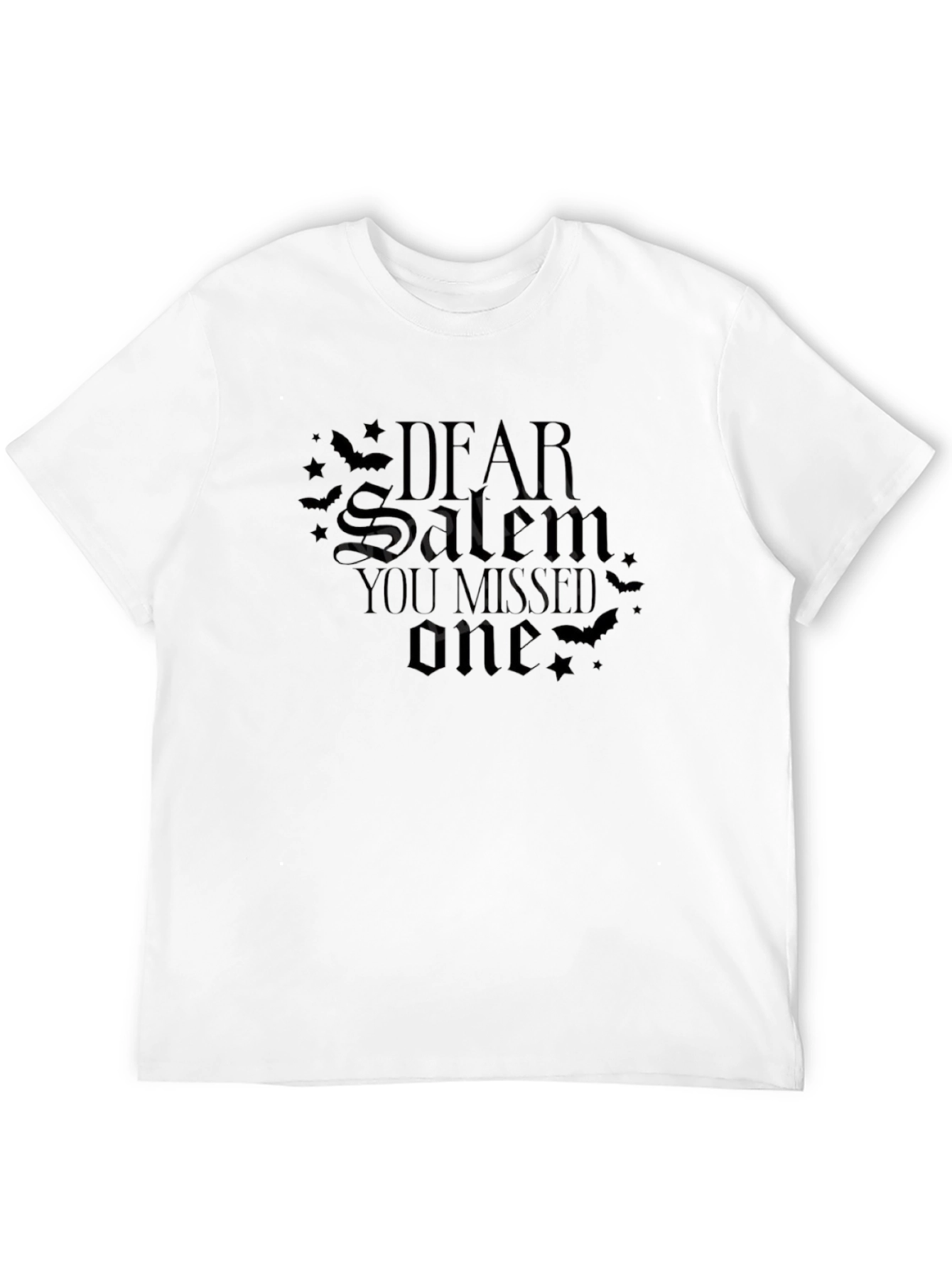 Dear Salem Missed One Black Graphic Tee