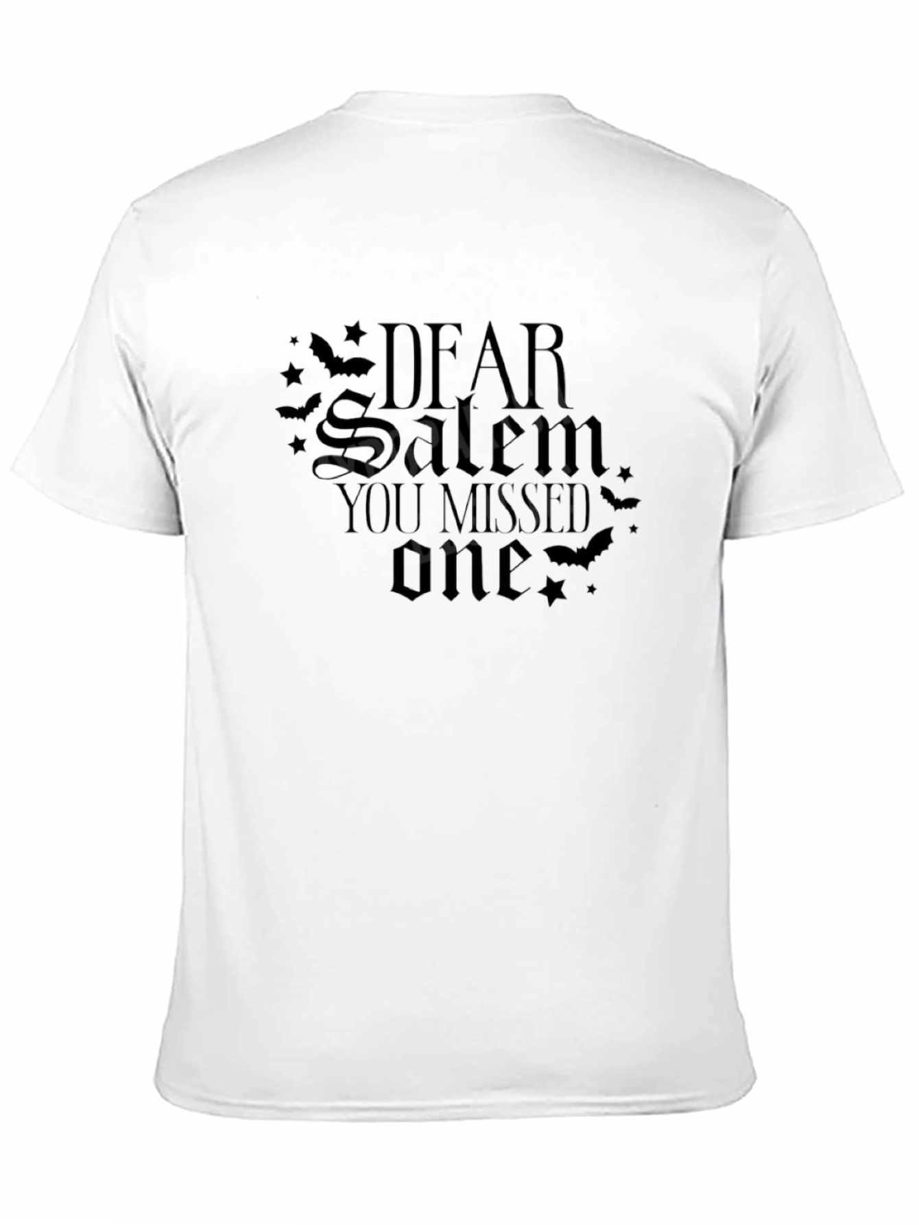Dear Salem Missed One Black Graphic Tee