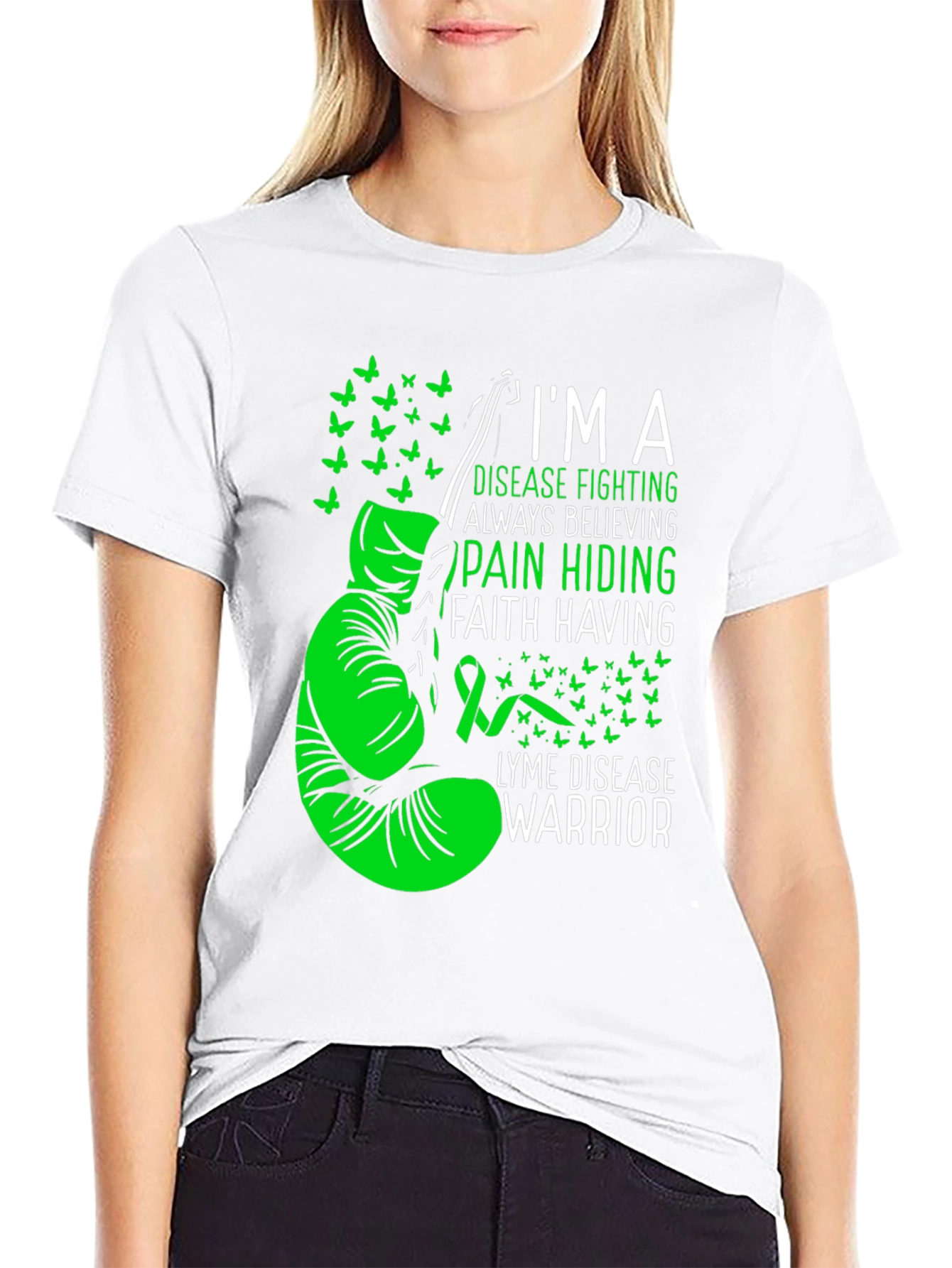 Lyme Disease Warrior Graphic T-Shirt