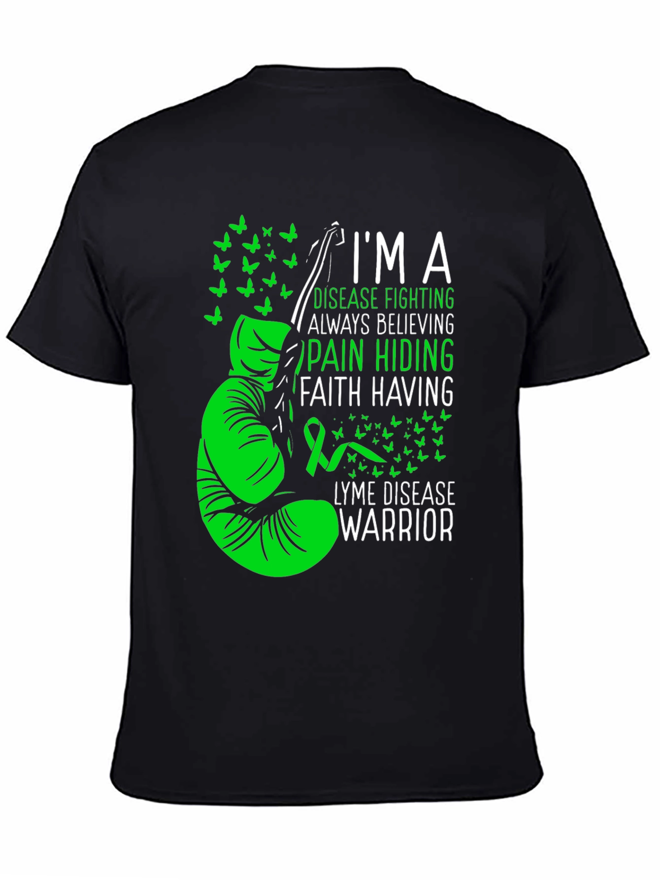 Lyme Disease Warrior Graphic T-Shirt