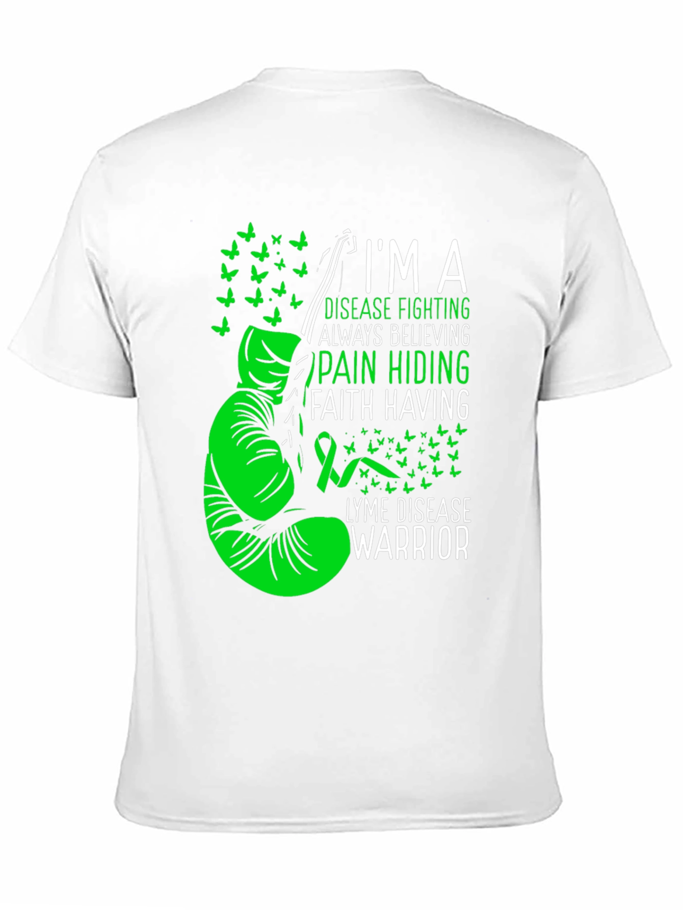 Lyme Disease Warrior Graphic T-Shirt