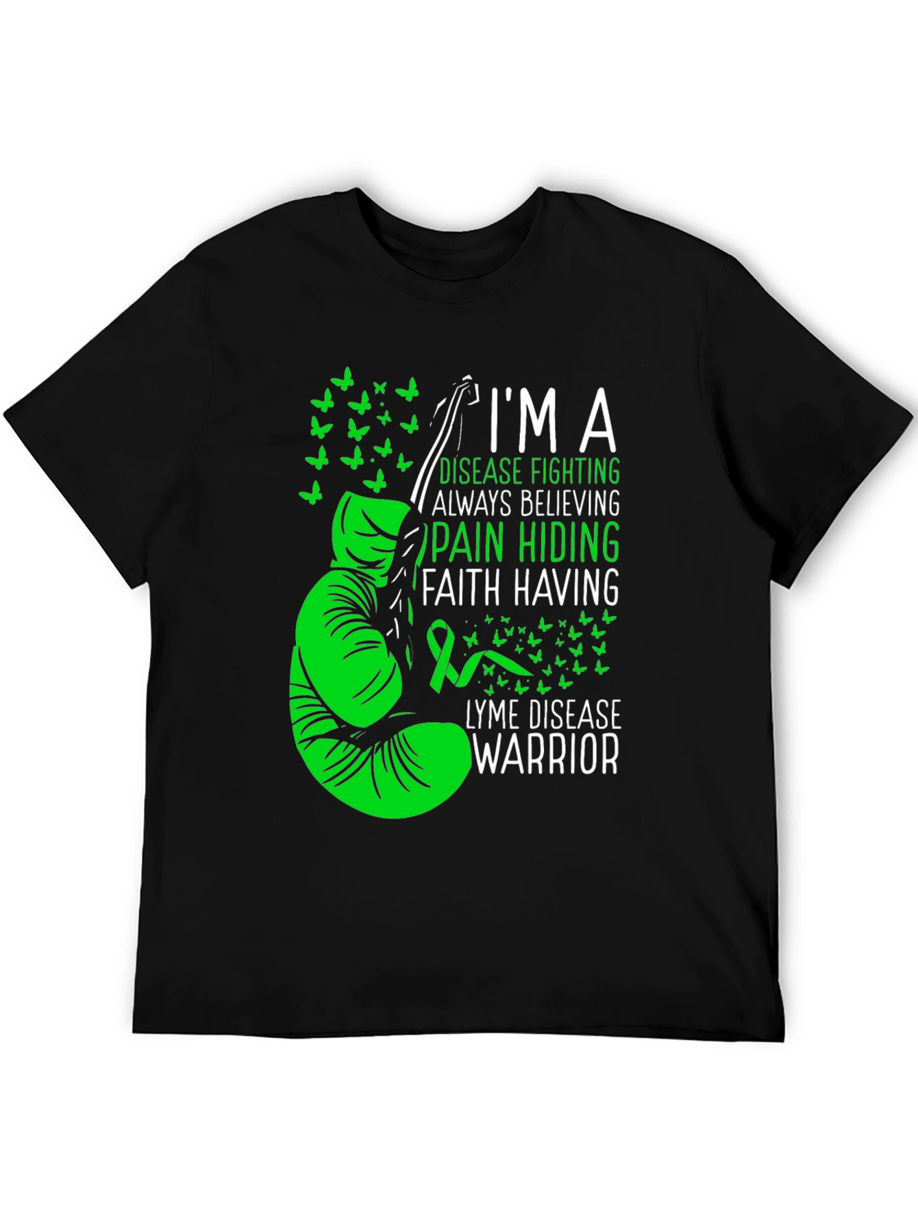 Lyme Disease Warrior Graphic T-Shirt