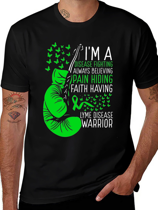 Lyme Disease Warrior Graphic T-Shirt