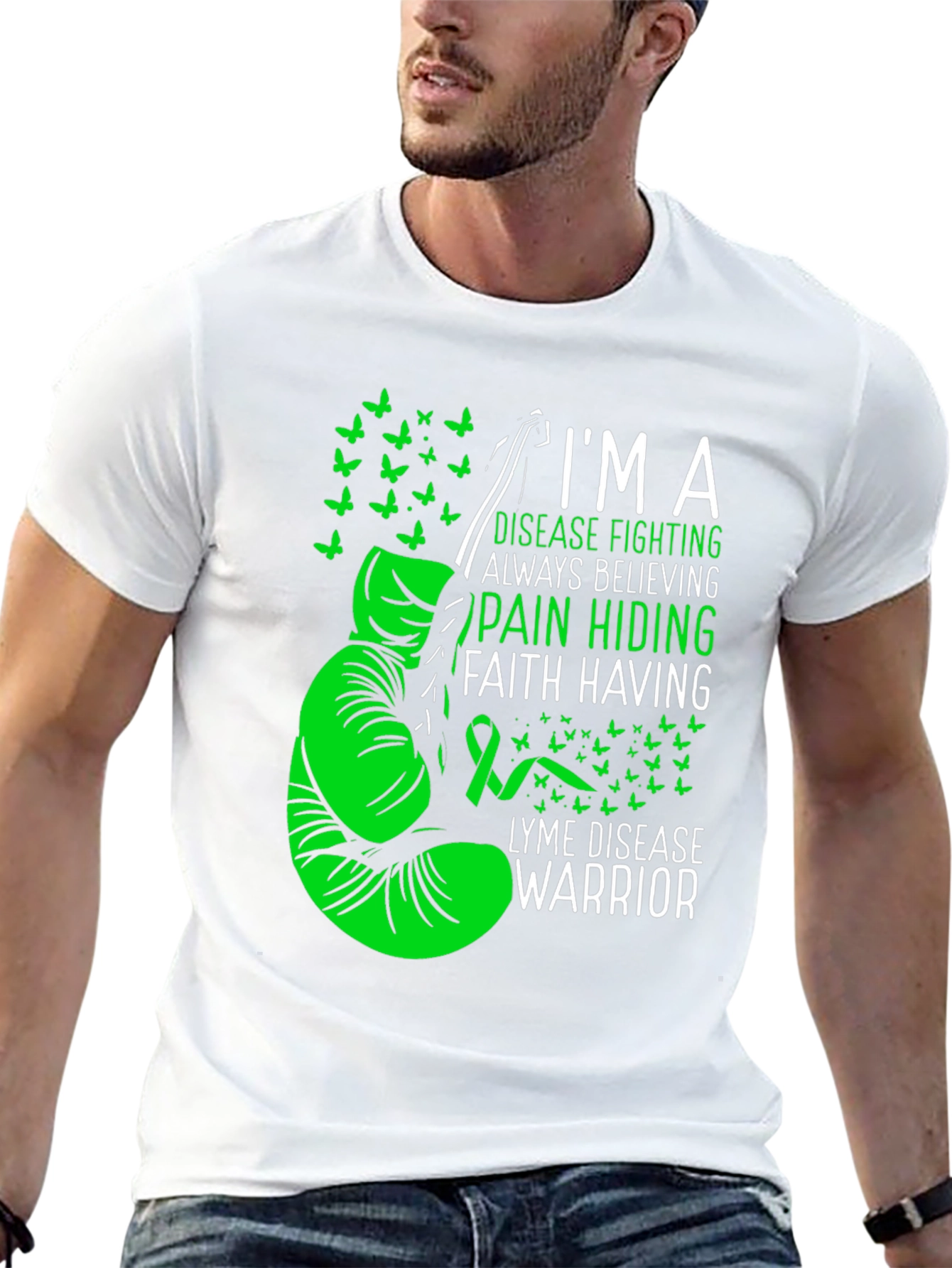 Lyme Disease Warrior Graphic T-Shirt