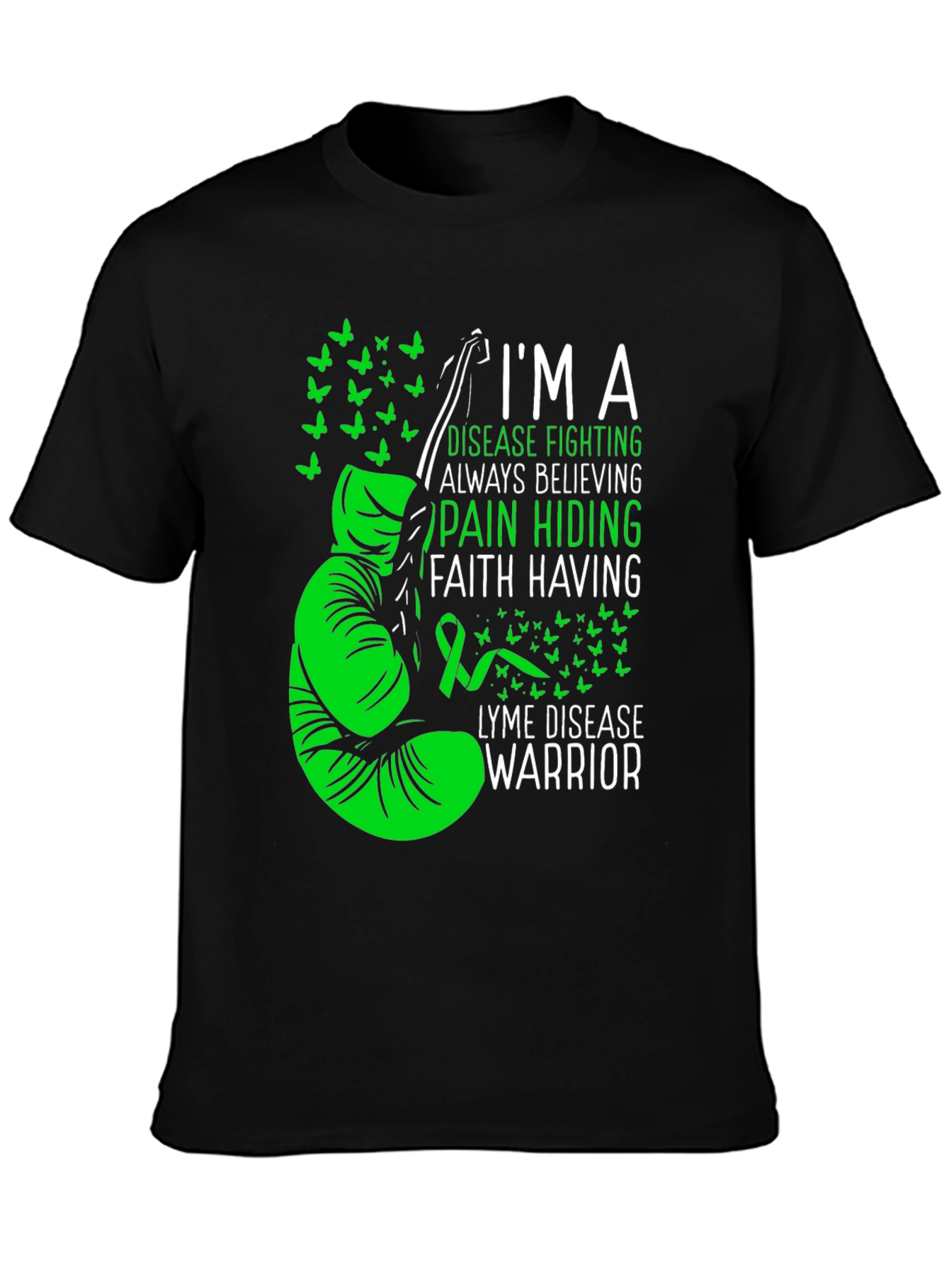 Lyme Disease Warrior Graphic T-Shirt
