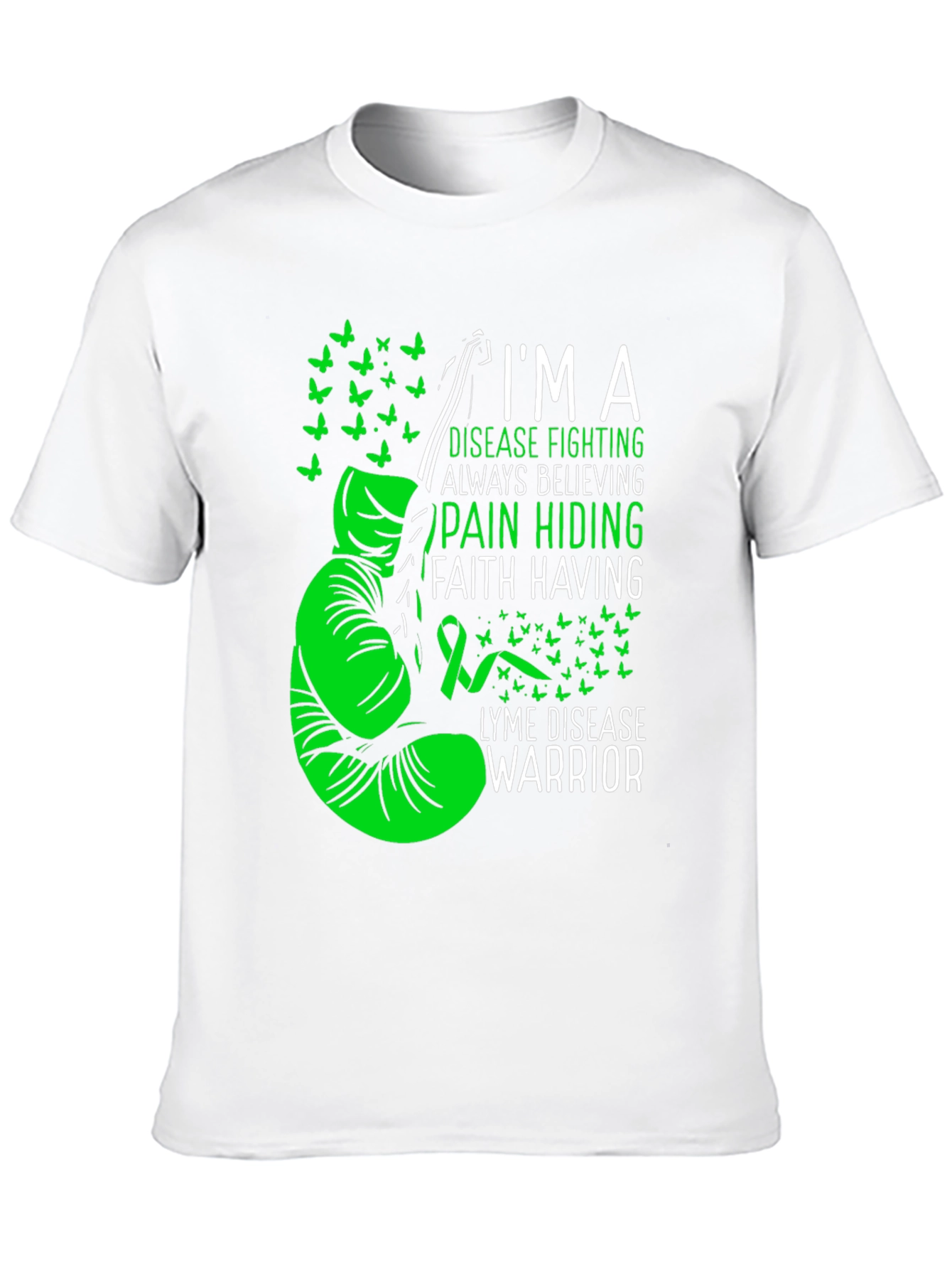 Lyme Disease Warrior Graphic T-Shirt