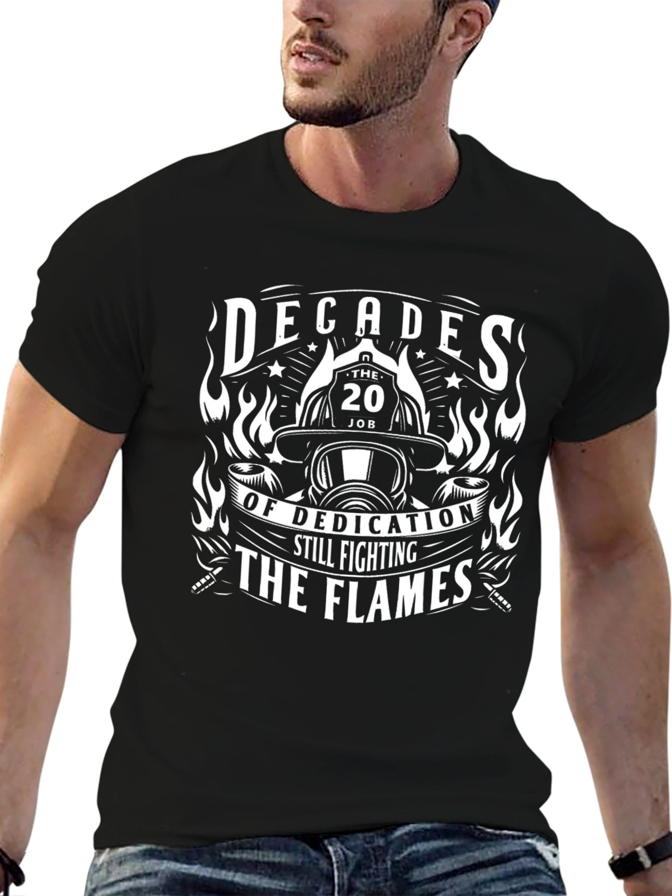 Firefighter Dedication T-Shirt - Still Fighting The Flames