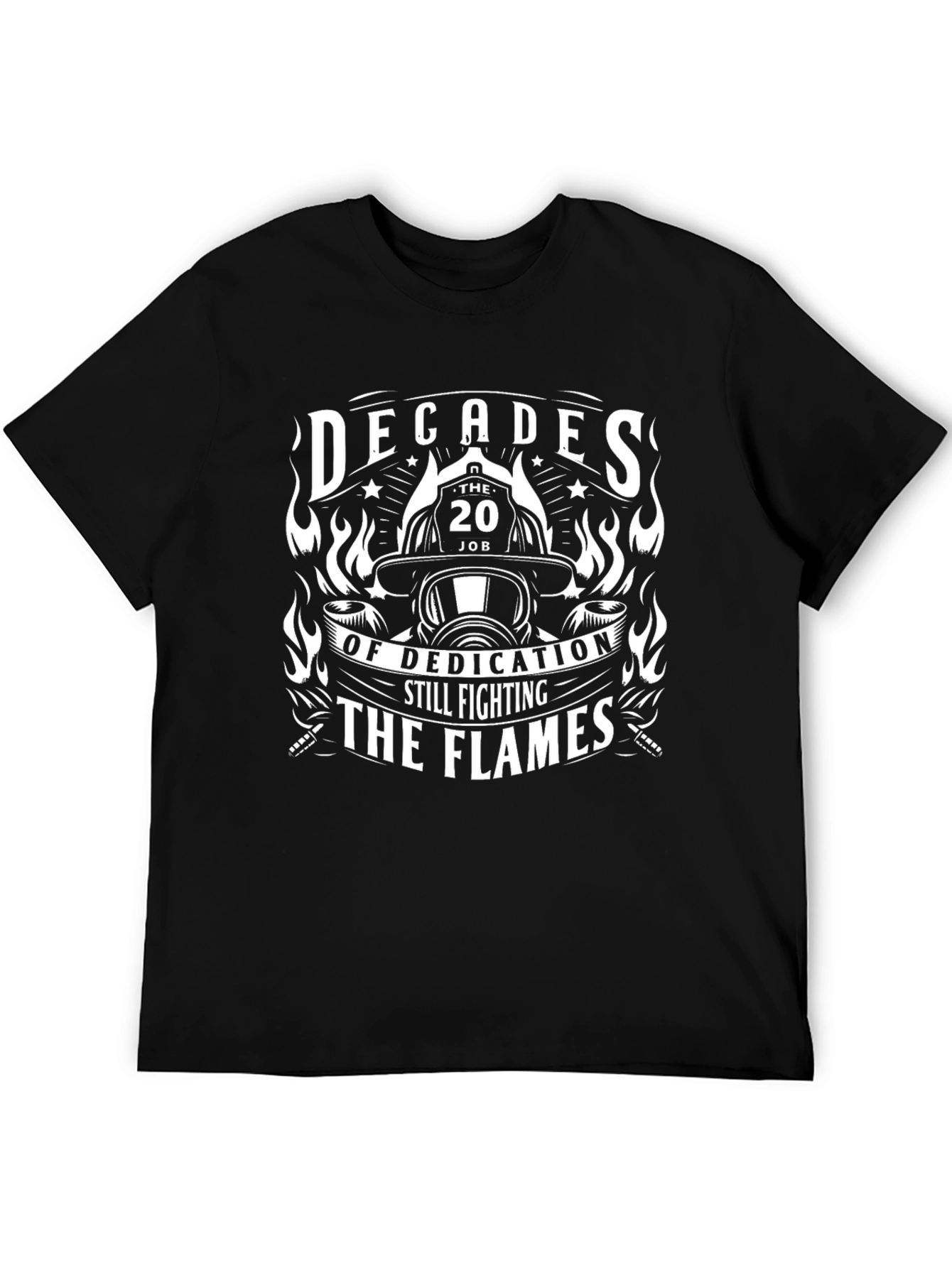 Firefighter Dedication T-Shirt - Still Fighting The Flames