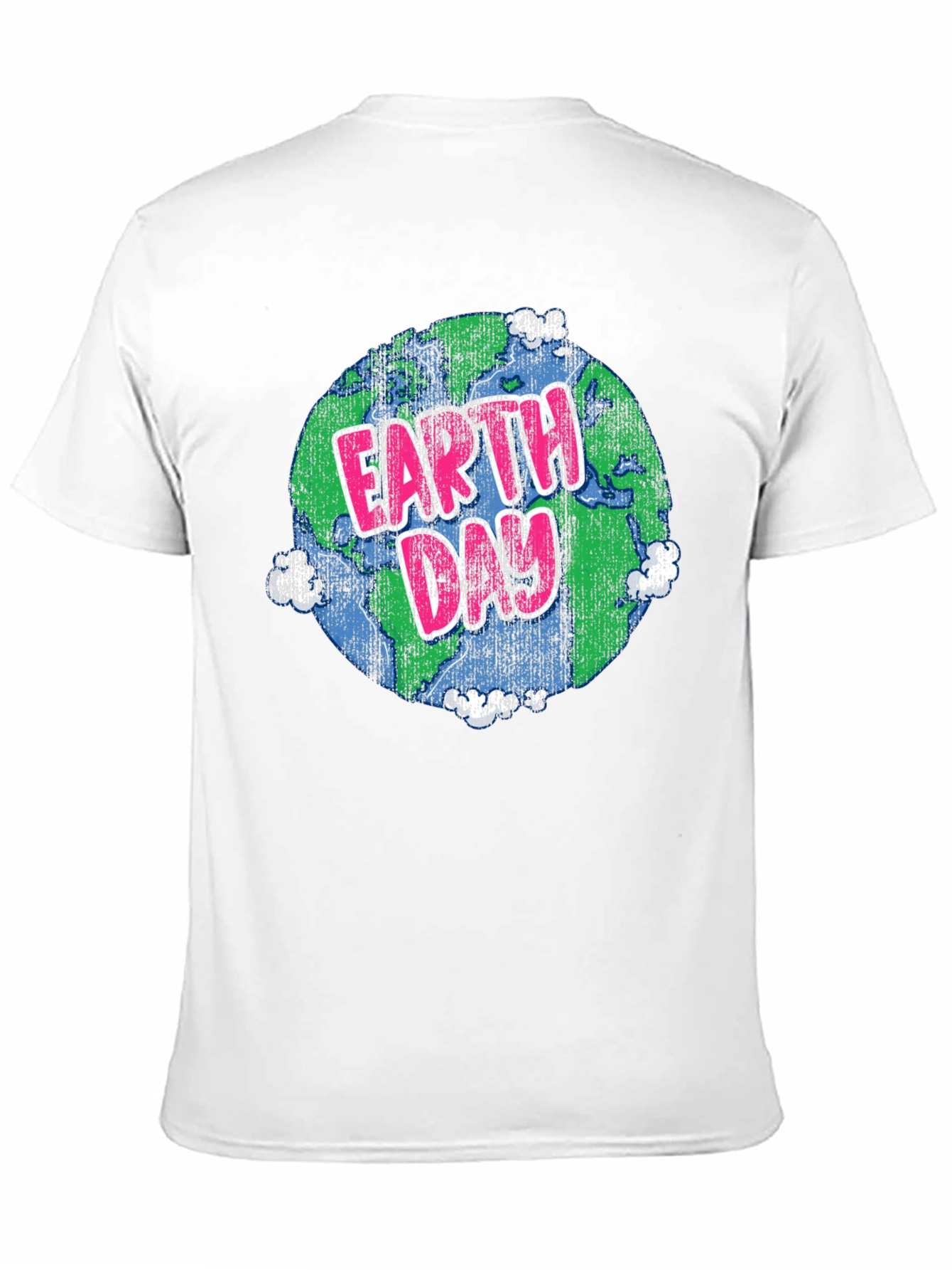Earth Day T-Shirt - Graphic Print Black Tee