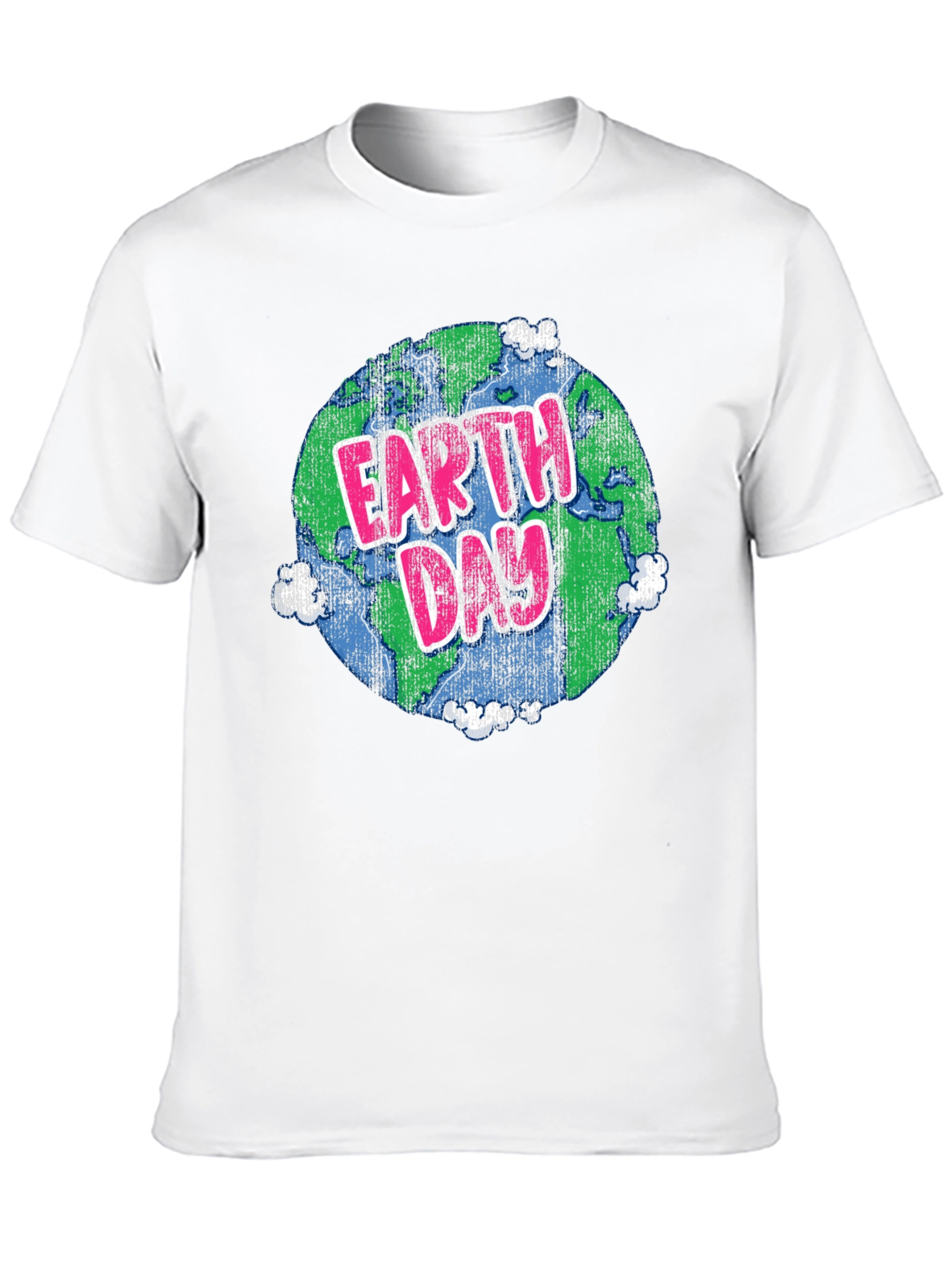 Earth Day T-Shirt - Graphic Print Black Tee