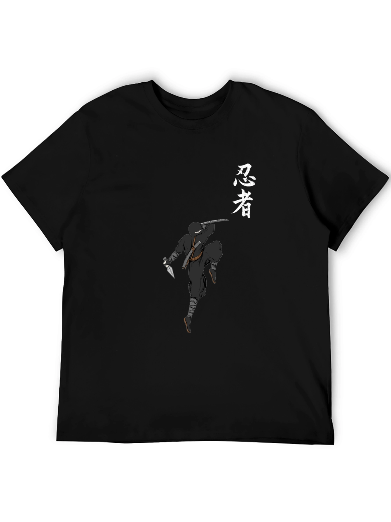 Ninja Graphic T-Shirt - Cool Black Tee